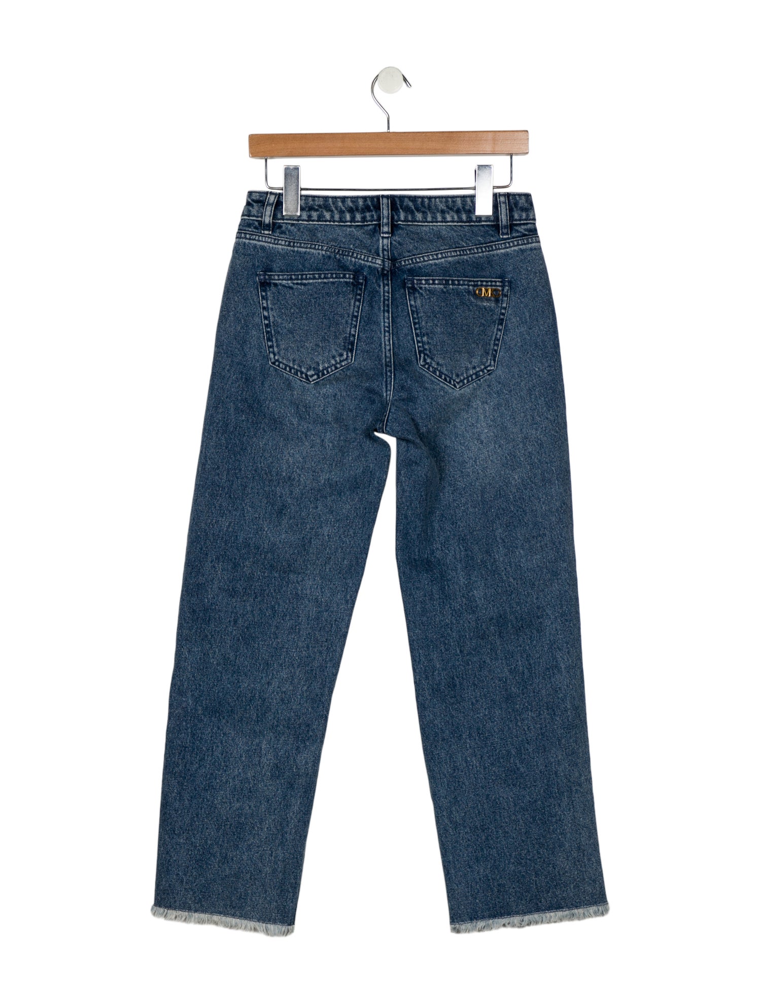 Michael Kors Mid-Rise Straight Leg Jeans