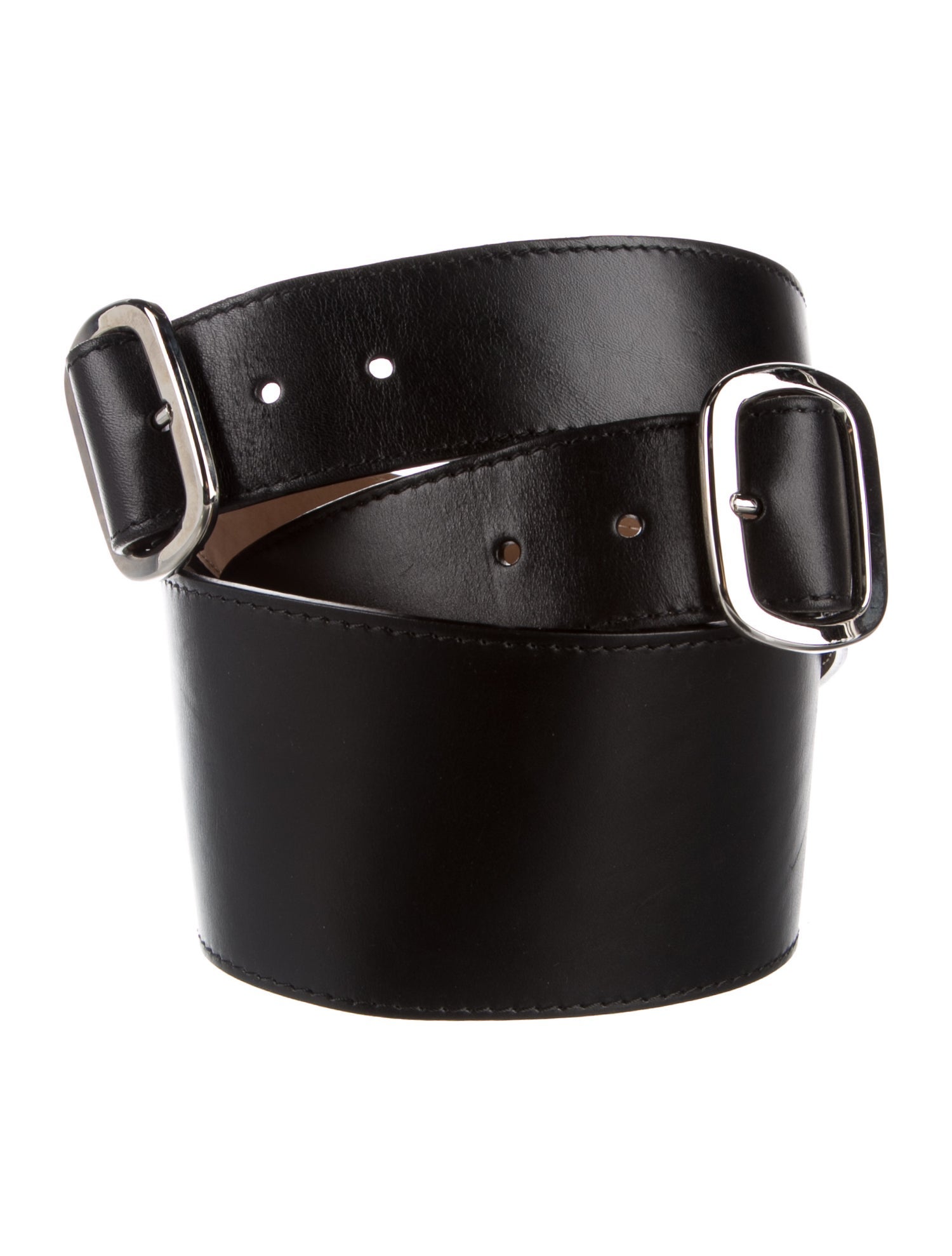 Michael Kors Wide Leather Waist Belt