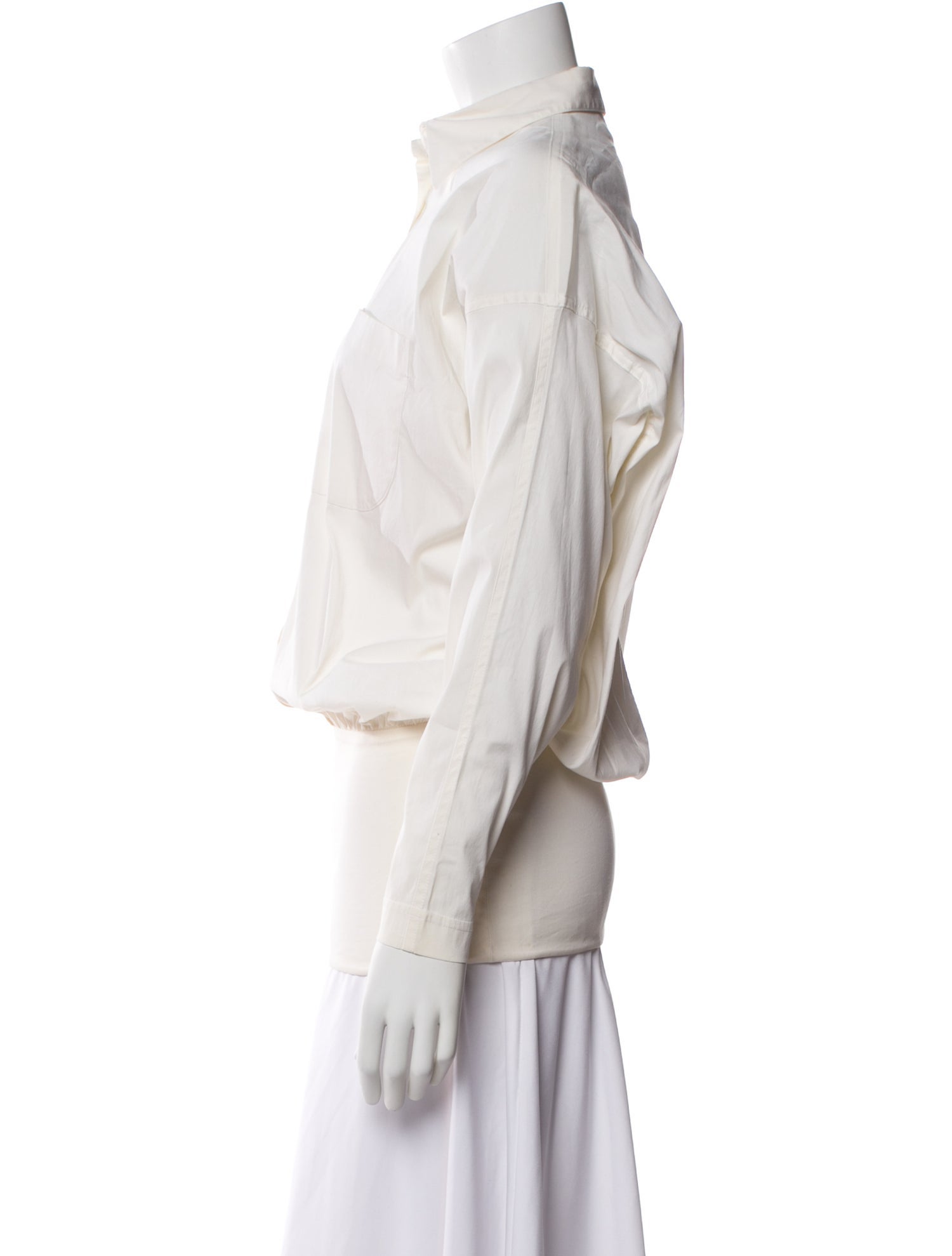 Michael Kors Long Sleeve Button-Up Top