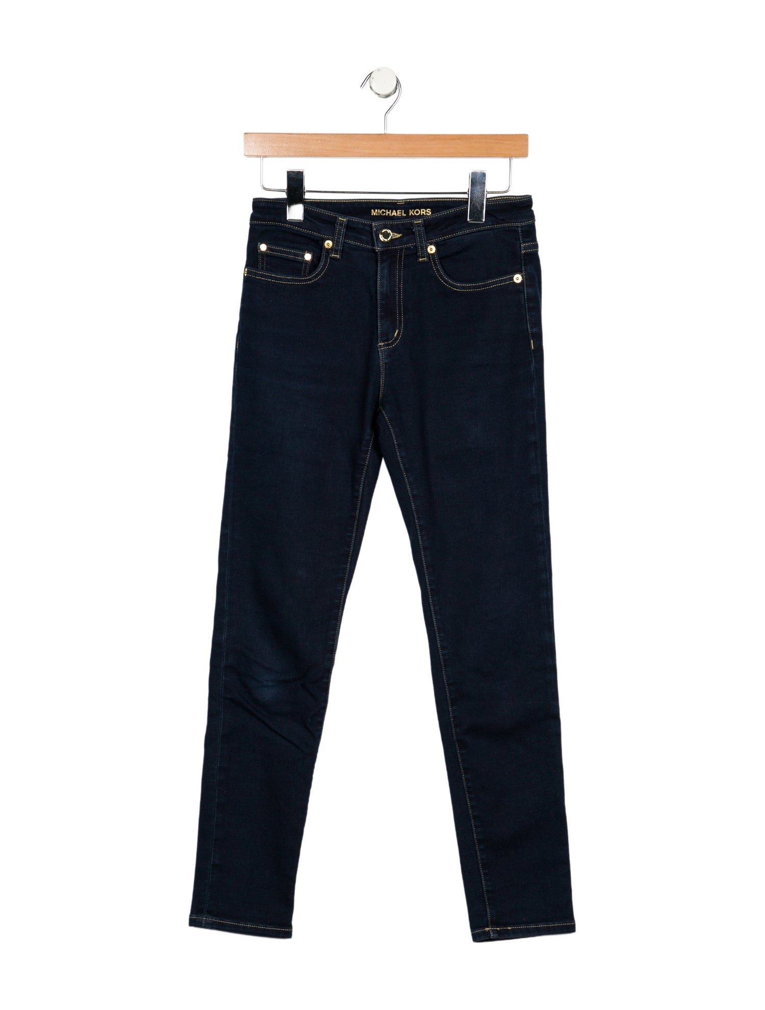 Michael Kors Low-Rise Skinny Leg Jeans