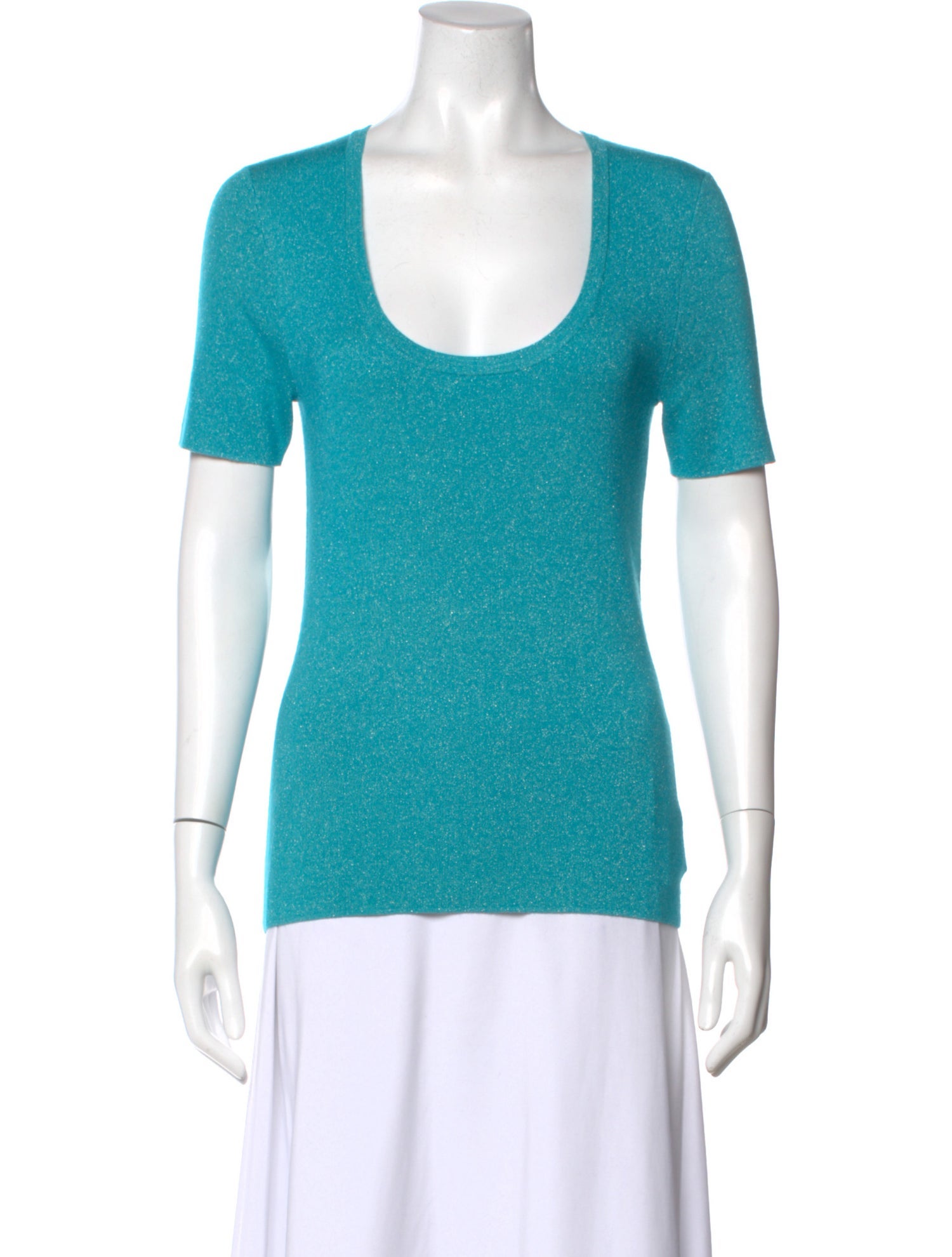 Michael Kors Scoop Neck Short Sleeve Top