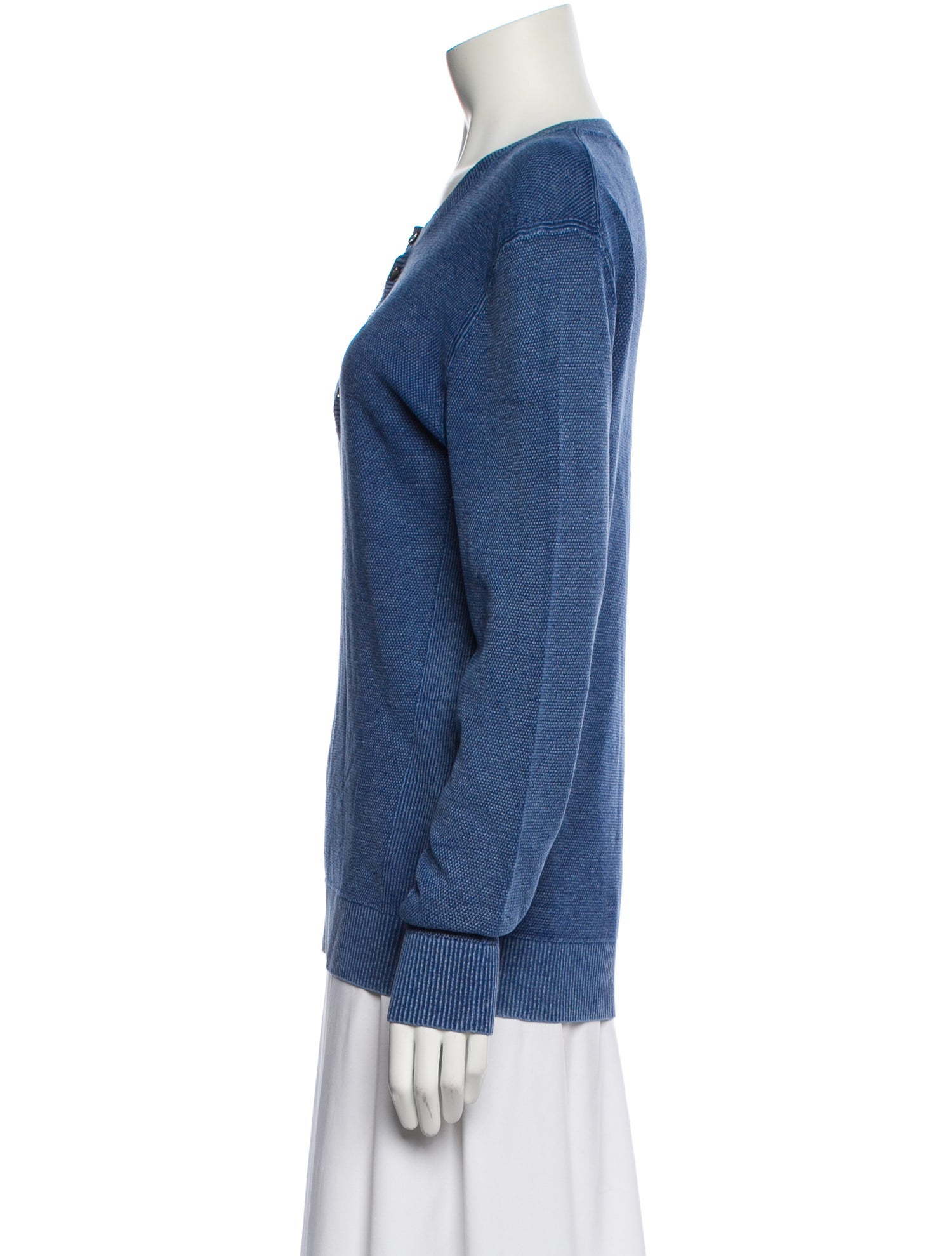 Michael Kors Linen Scoop Neck Sweater