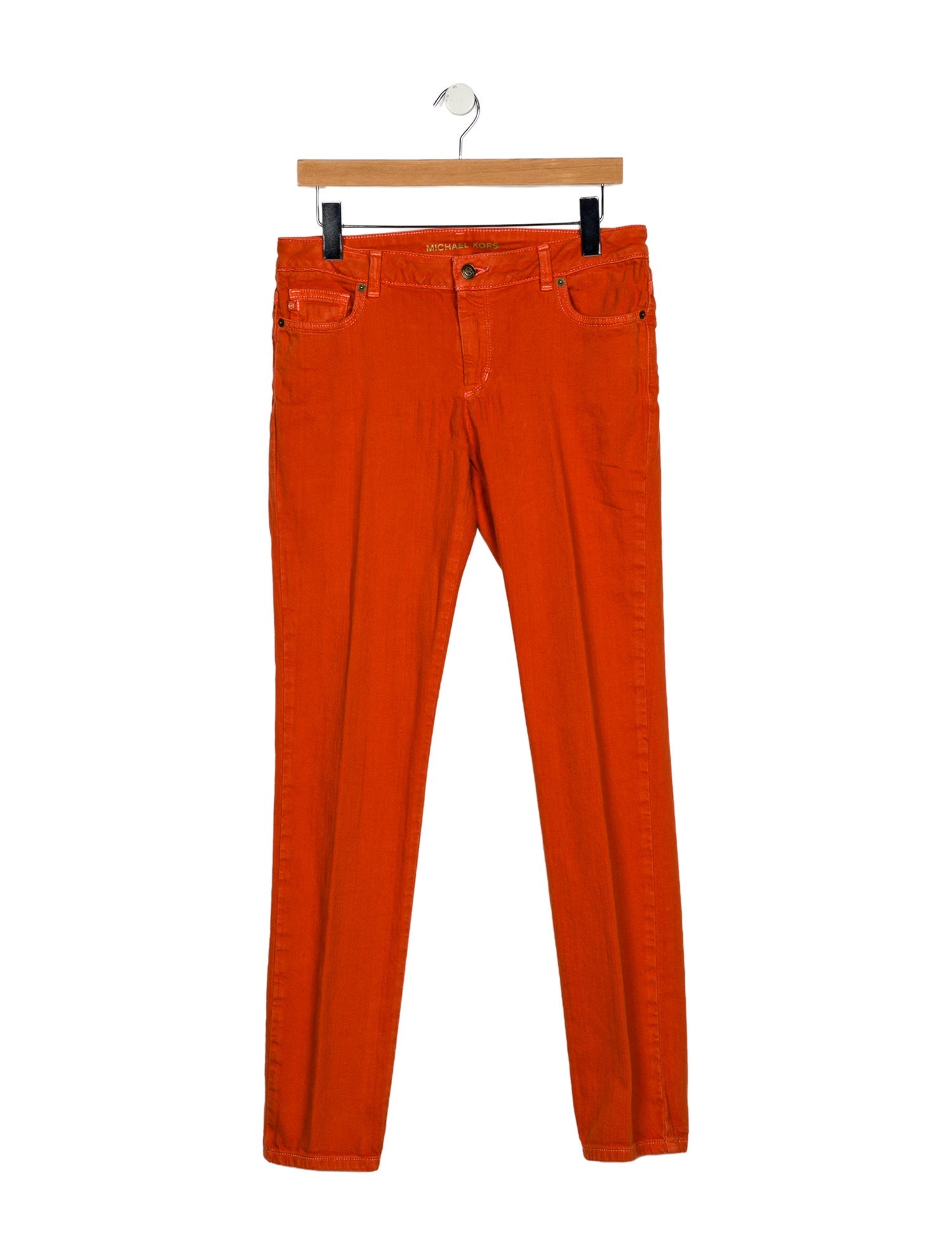 Michael Kors Mid-Rise Skinny Leg Jeans