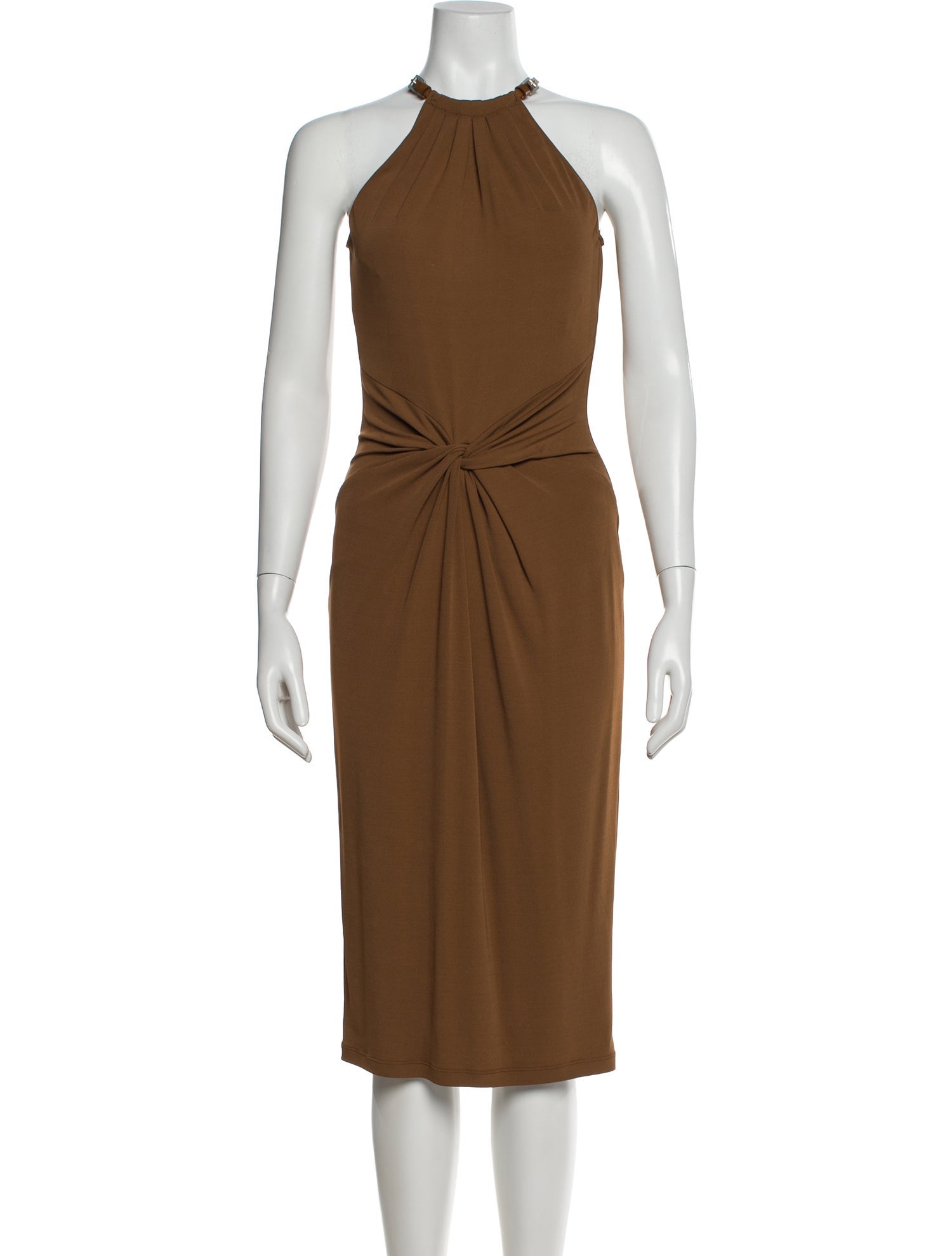 Michael Kors Halterneck Midi Length Dress