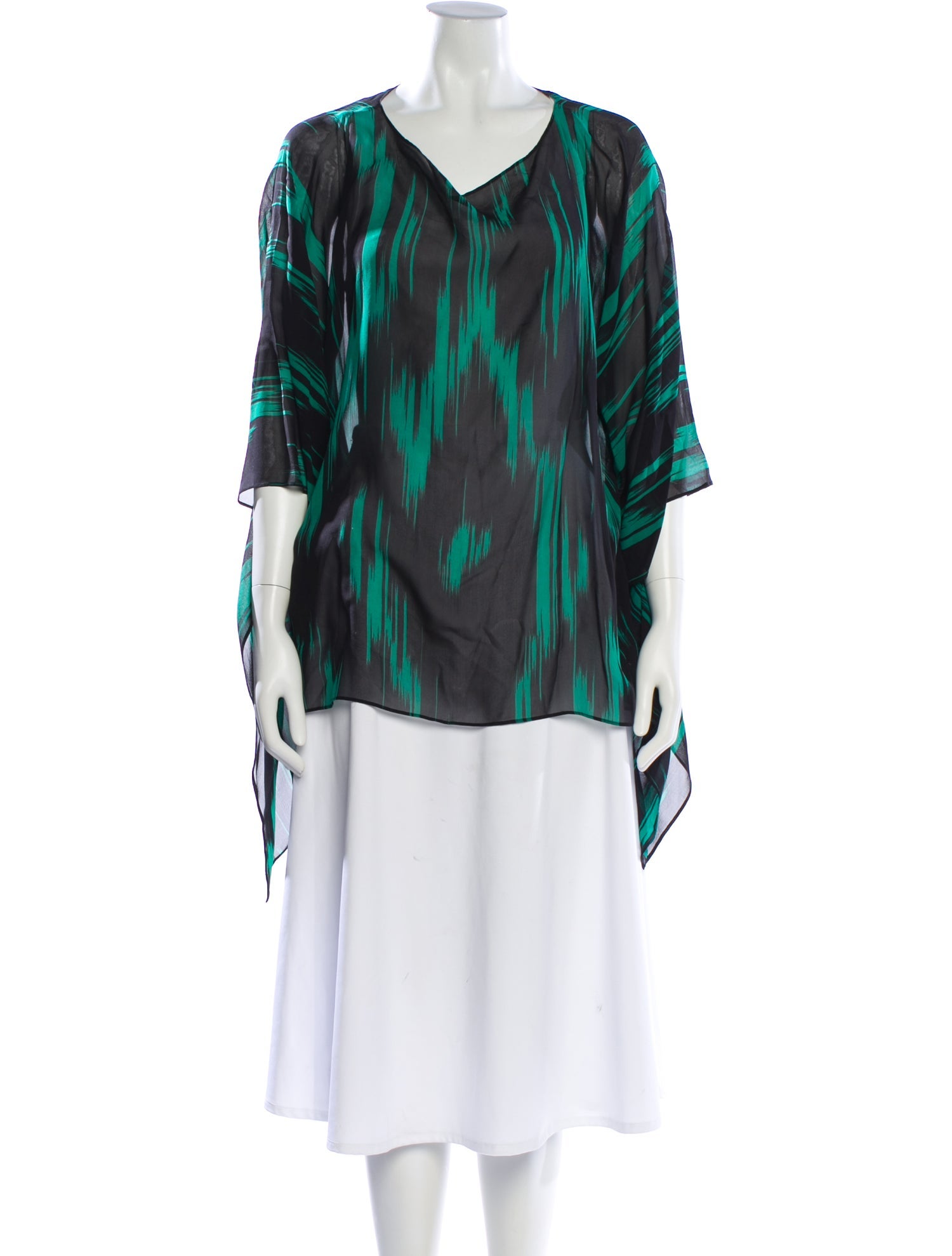 Michael Kors Silk Printed Tunic