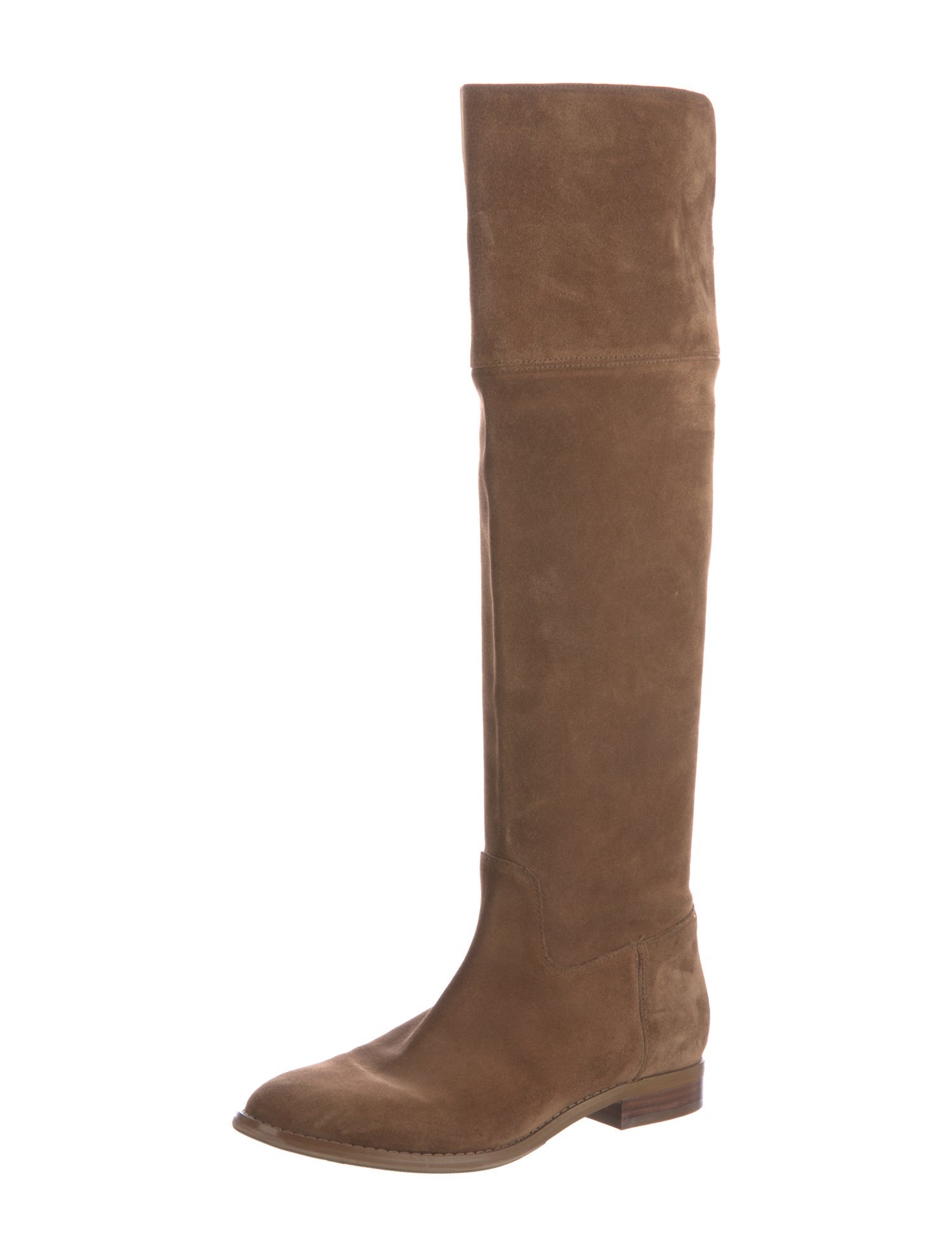 Michael Kors Signature Logo Suede Boots