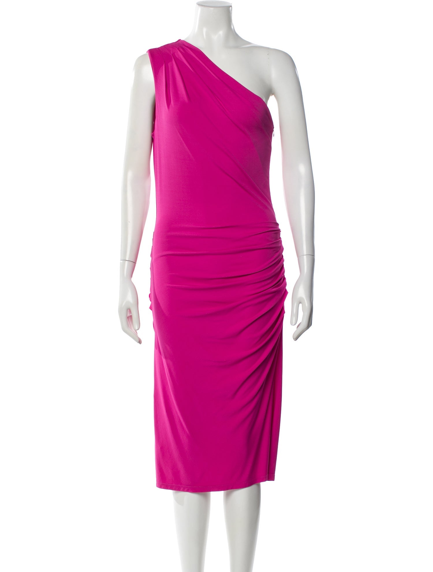 Michael Kors One-Shoulder Knee-Length Dress