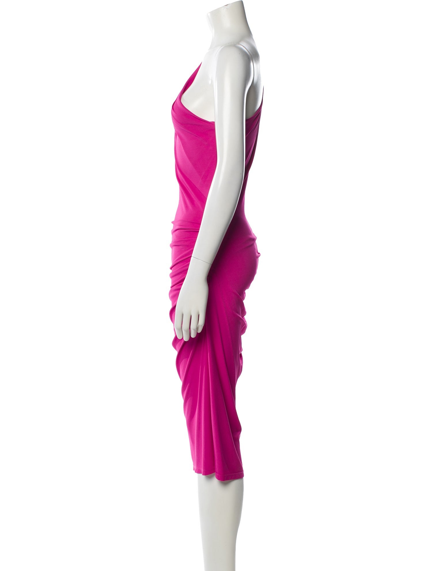 Michael Kors One-Shoulder Knee-Length Dress