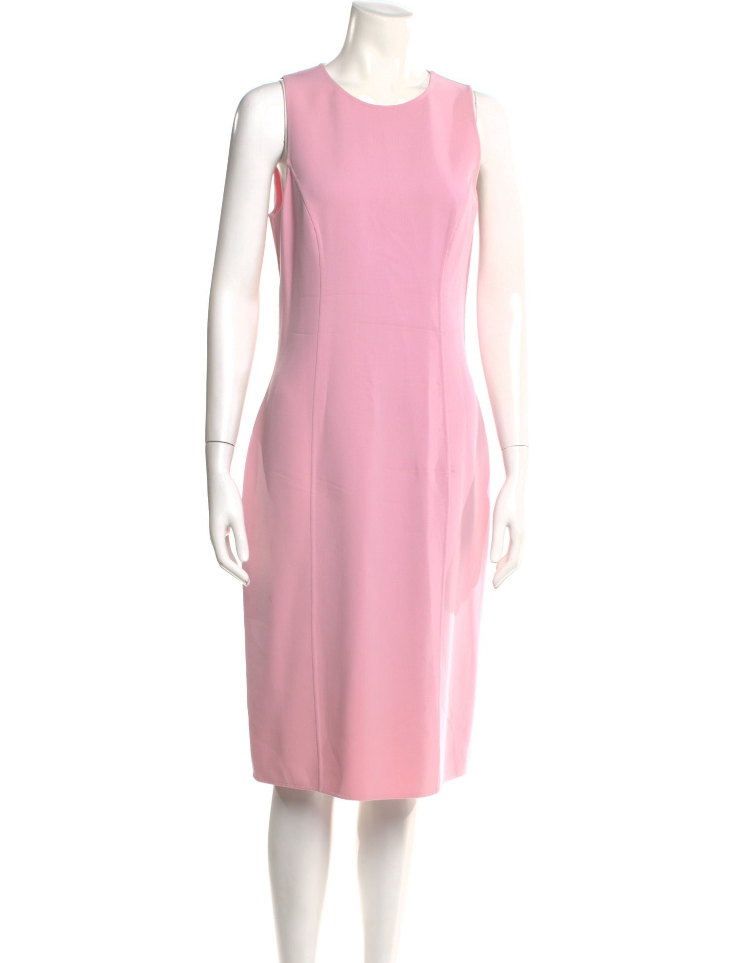 Michael Kors Virgin Wool Midi Length Dress
