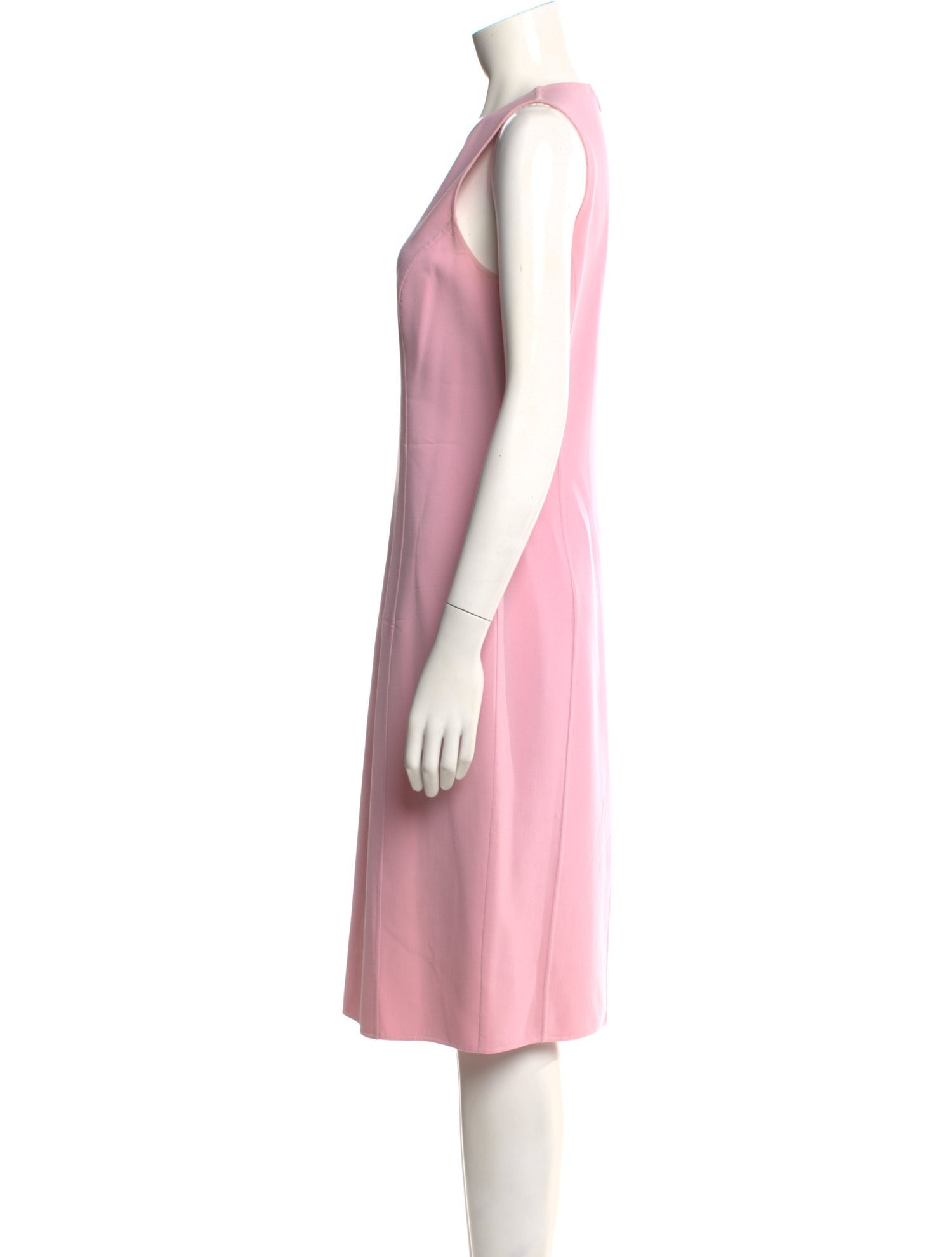 Michael Kors Virgin Wool Midi Length Dress