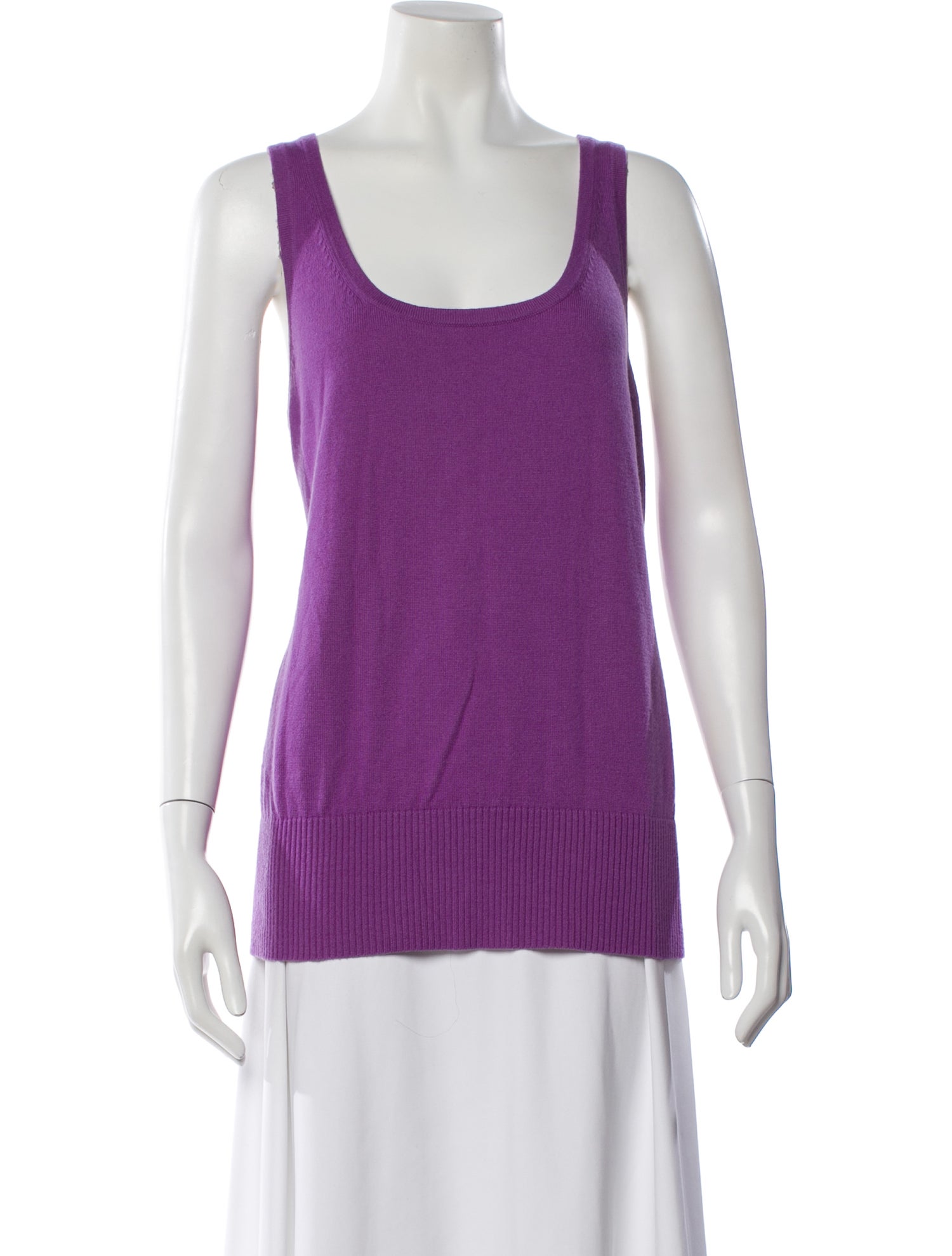 Michael Kors Cashmere Scoop Neck Top