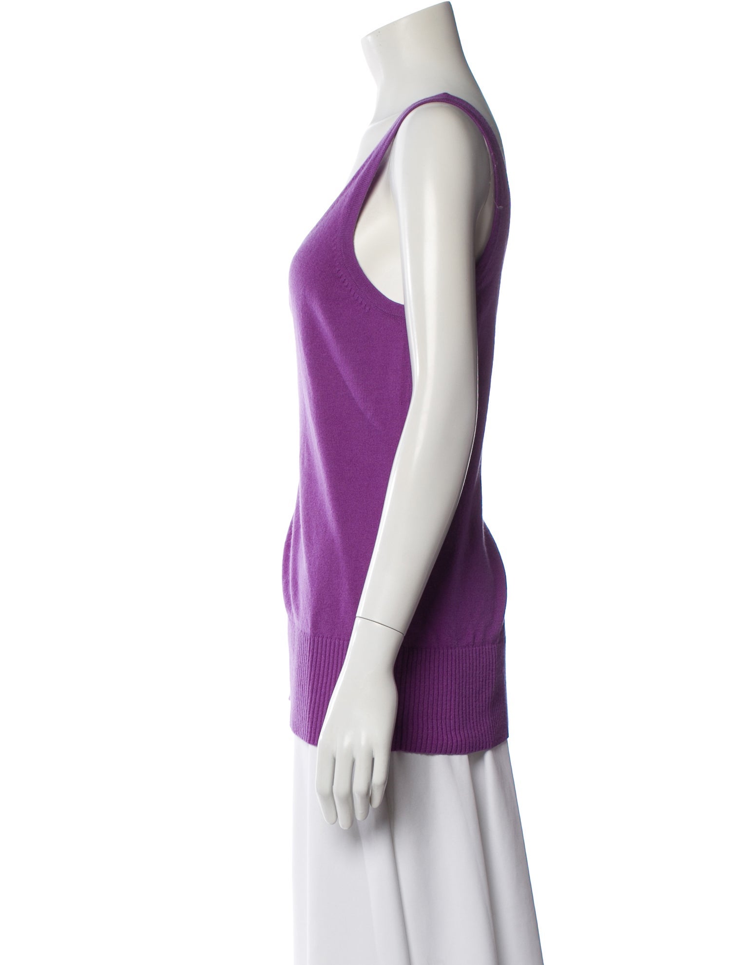 Michael Kors Cashmere Scoop Neck Top