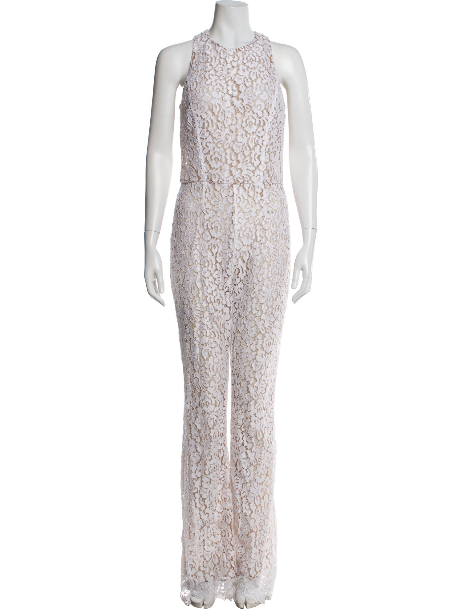 Michael Kors Lace Pattern Crew Neck Jumpsuit w/ Tags