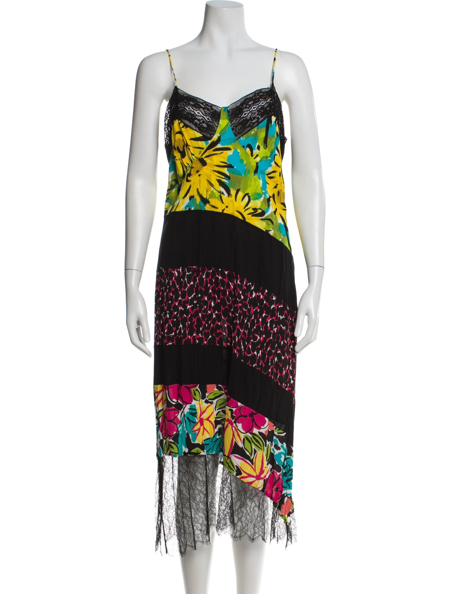Michael Kors Printed Midi Length Dress
