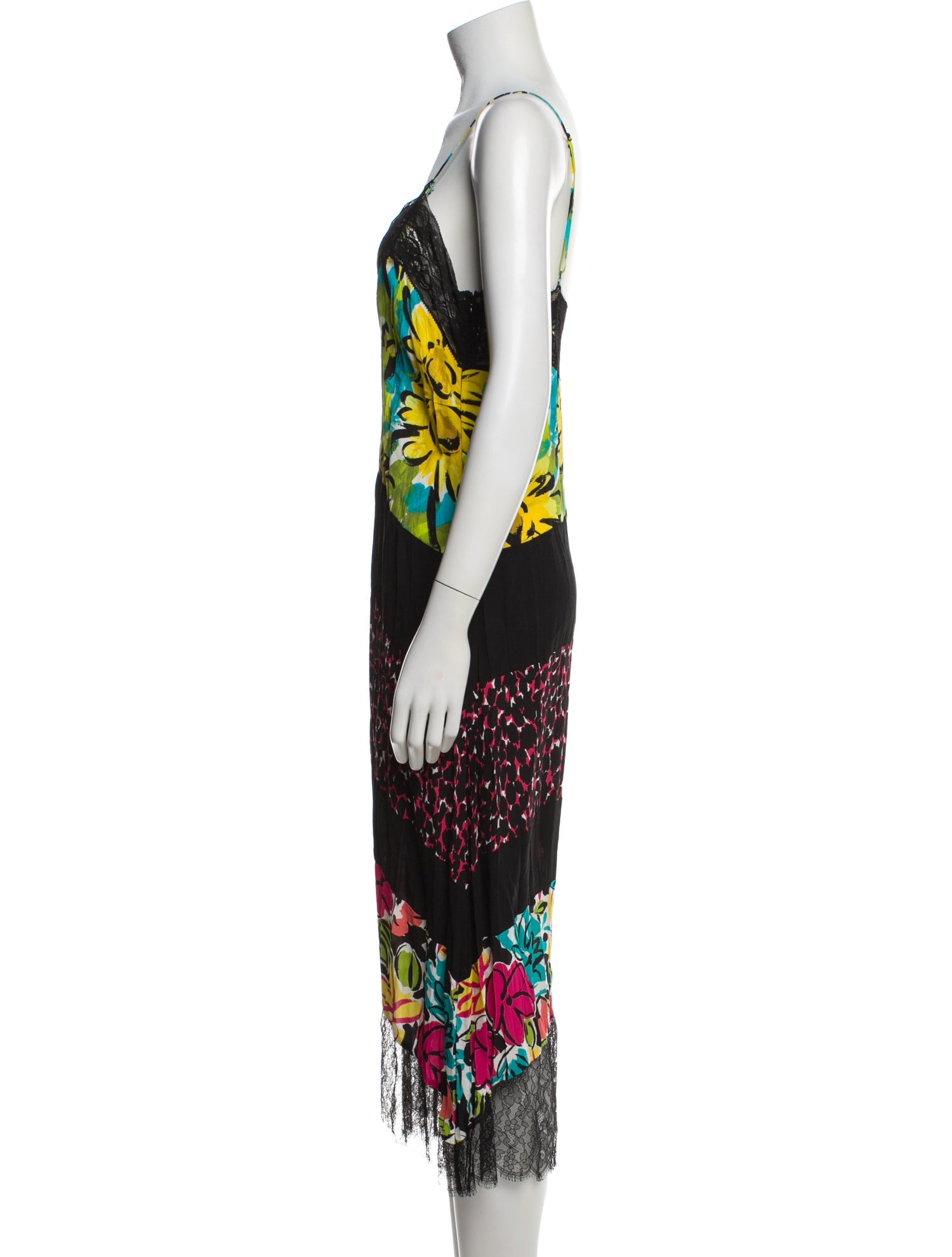 Michael Kors Printed Midi Length Dress