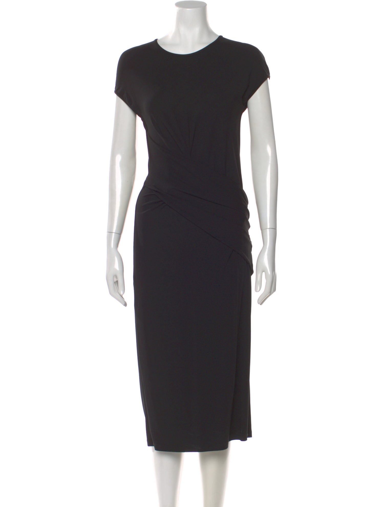 Michael Kors Crew Neck Midi Length Dress