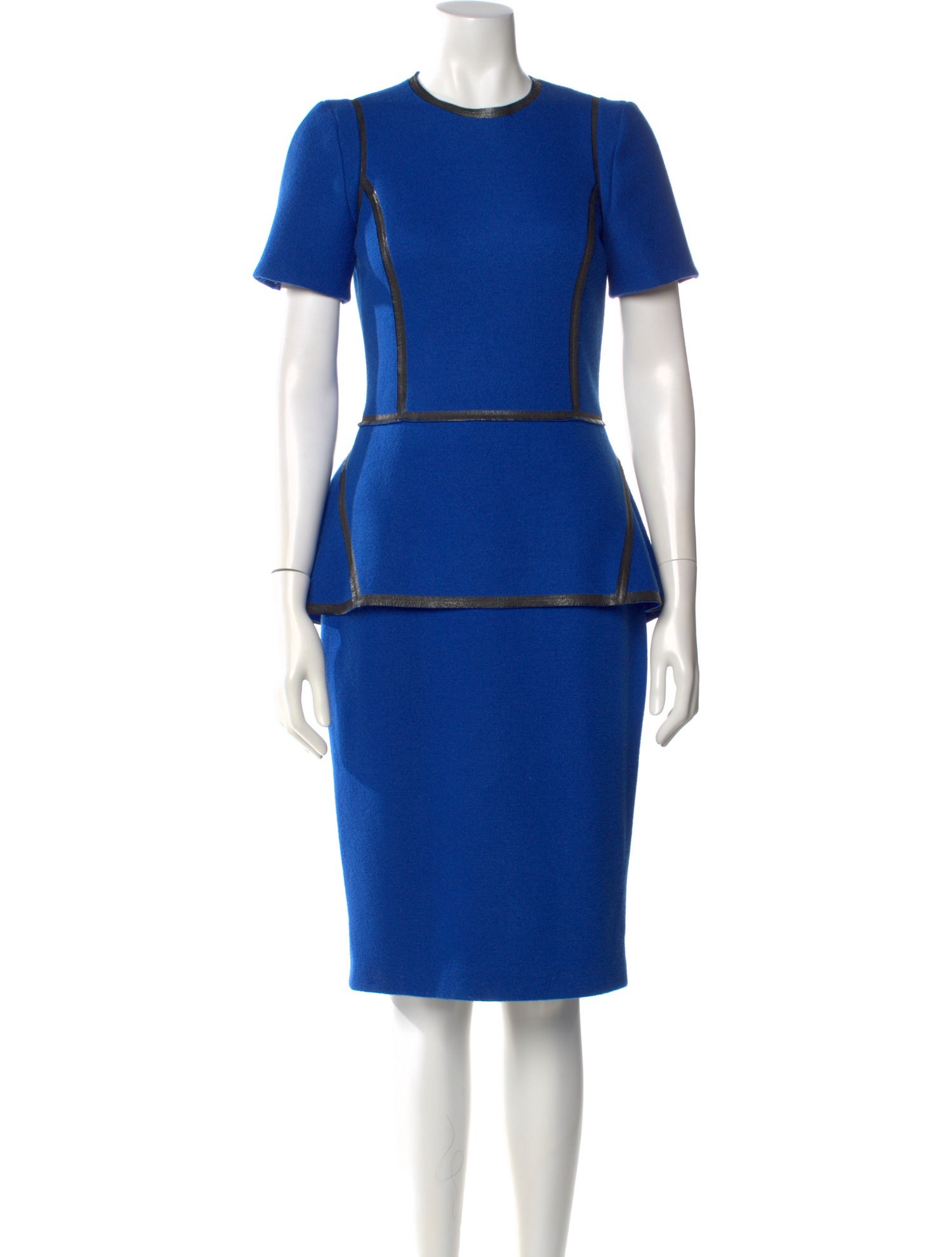 Michael Kors Virgin Wool Midi Length Dress