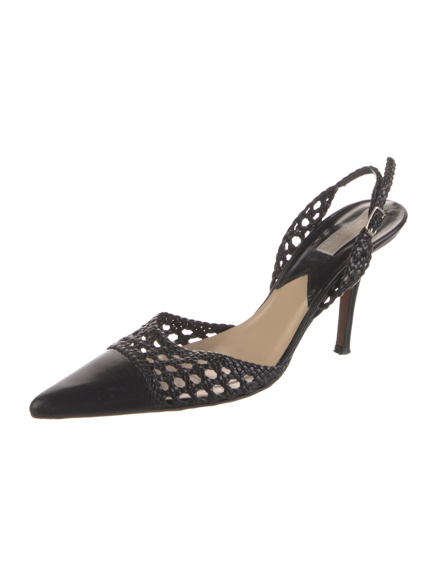 Michael Kors Leather Slingback Pumps