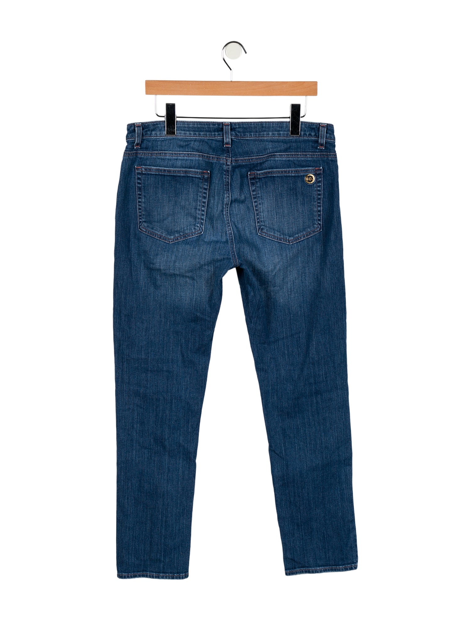 Michael Kors Low-Rise Straight Leg Jeans