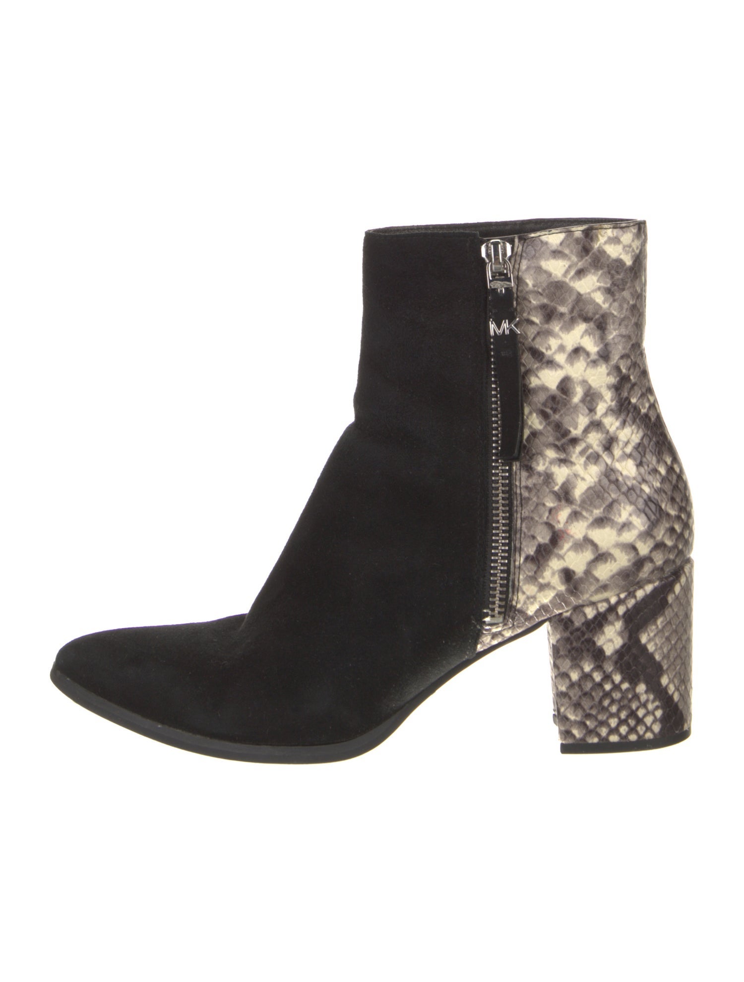 Michael Kors Suede Animal Print Boots