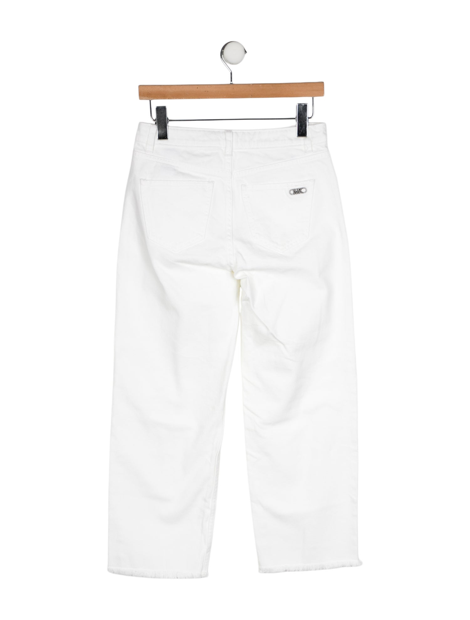 Michael Kors Mid-Rise Wide Leg Jeans