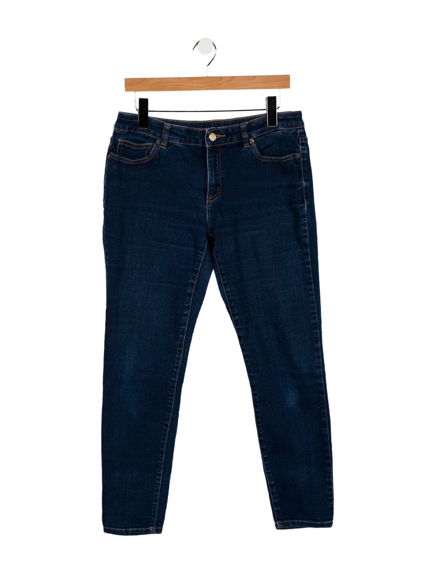 Michael Kors Mid-Rise Skinny Leg Jeans