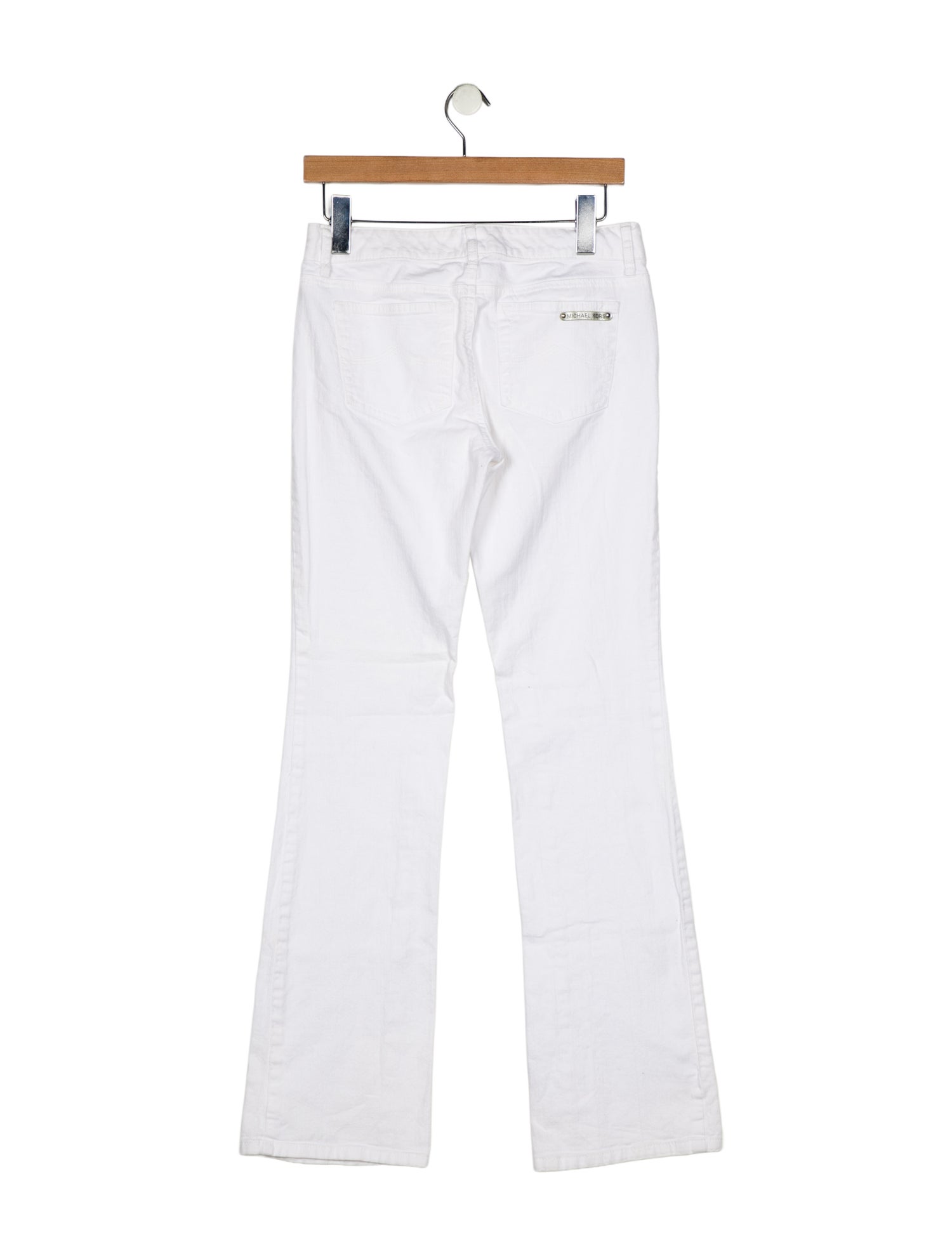 Michael Kors Low-Rise Straight Leg Jeans