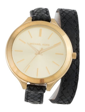 Pre-owned Michael Kors Slim Runway Watch In Multi