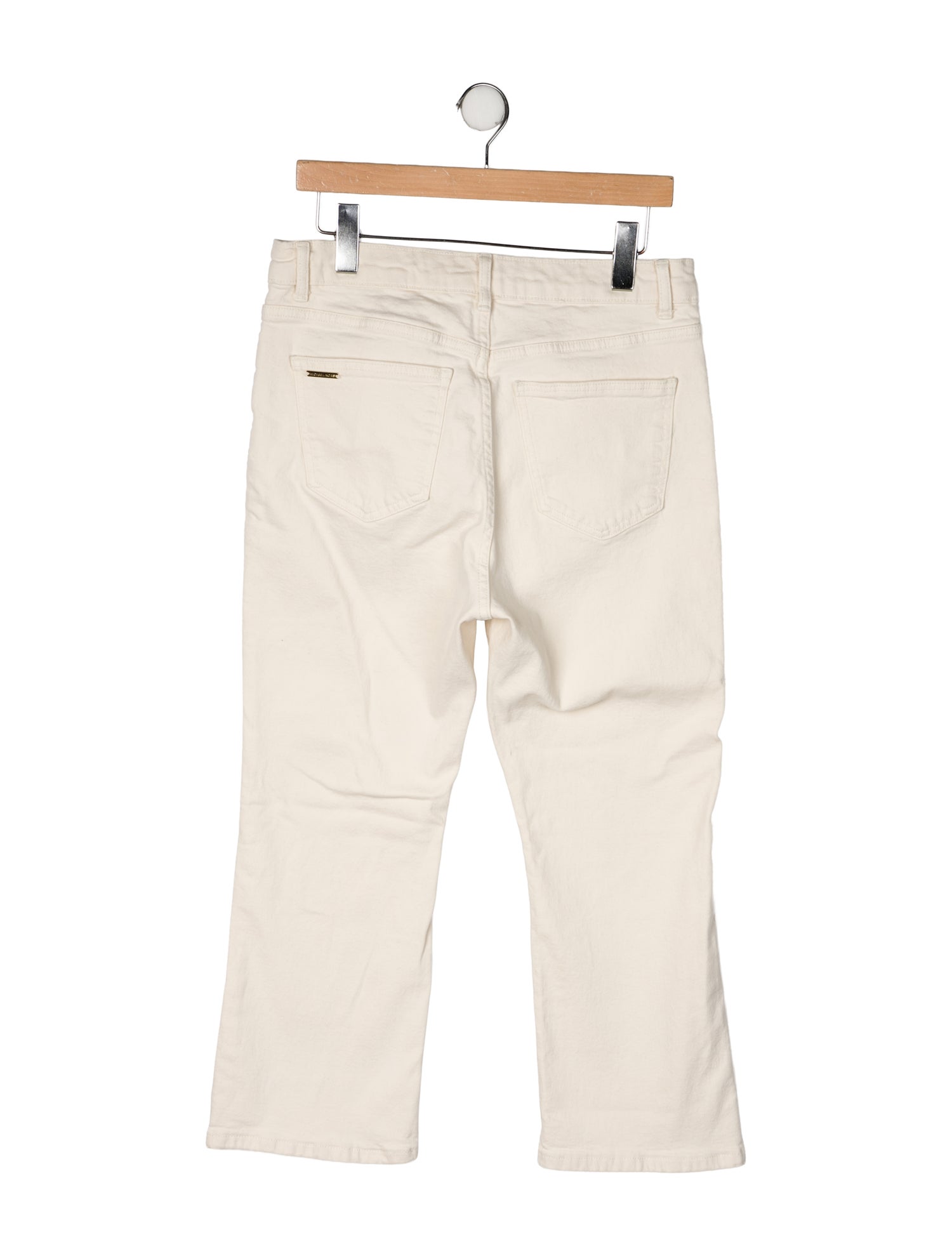 Michael Kors High-Rise Straight Leg Jeans