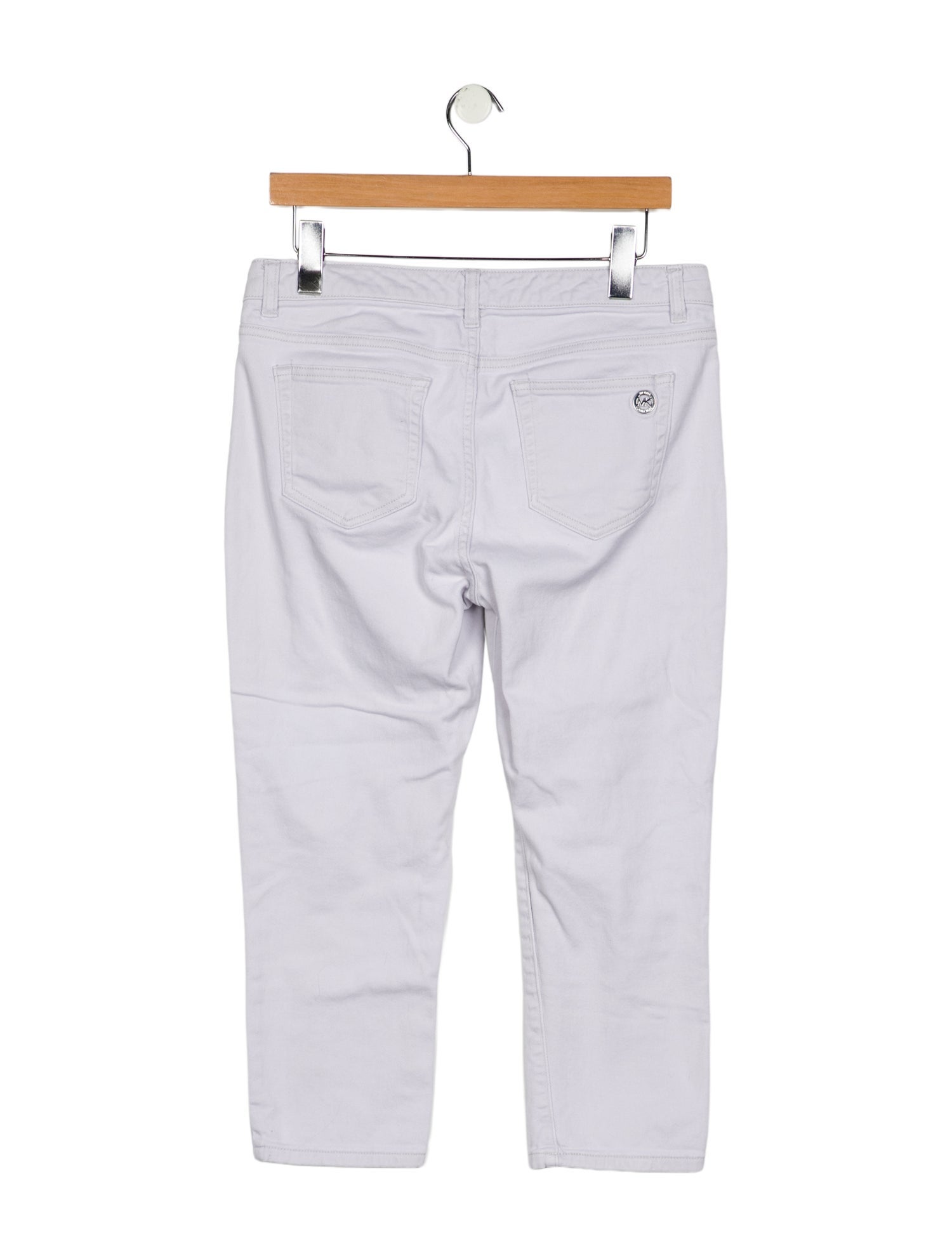 Michael Kors Mid-Rise Straight Leg Jeans