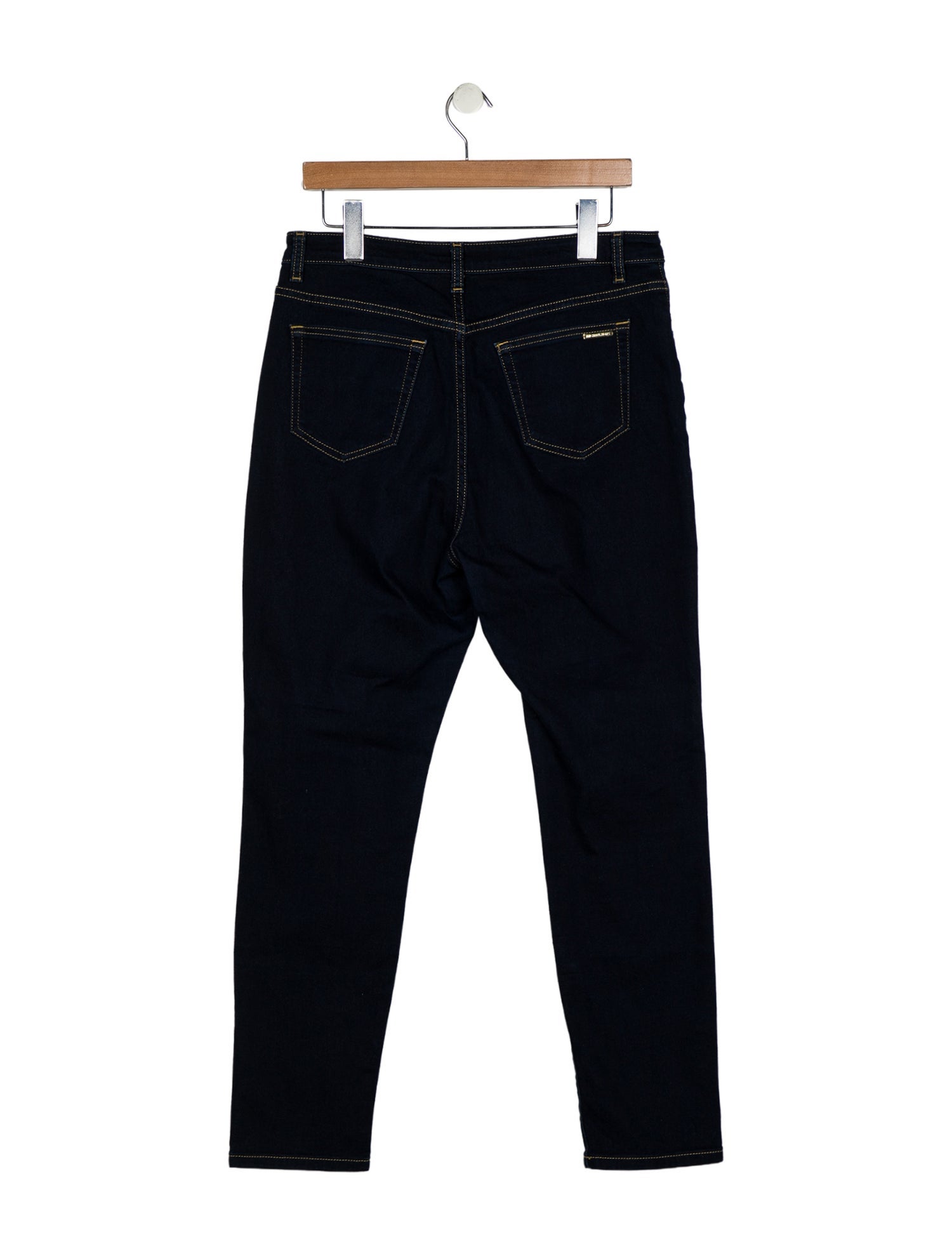 Michael Kors High-Rise Straight Leg Jeans