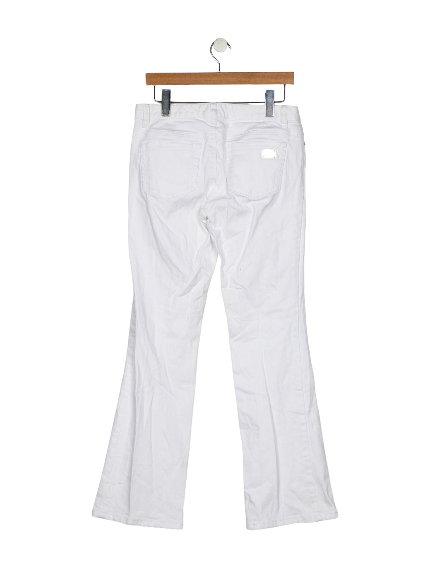 Michael Kors Mid-Rise Straight Leg Jeans