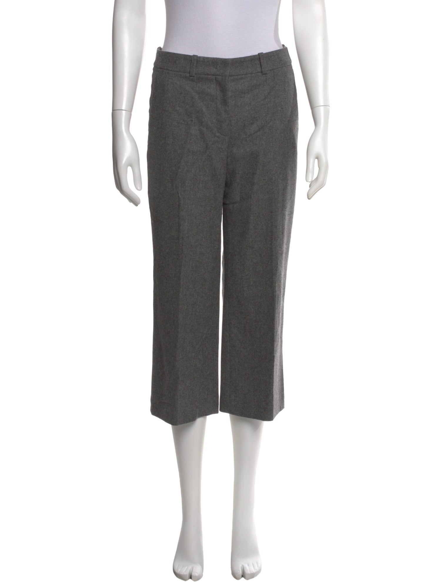 Michael Kors Collection Virgin Wool Wide Leg Pants