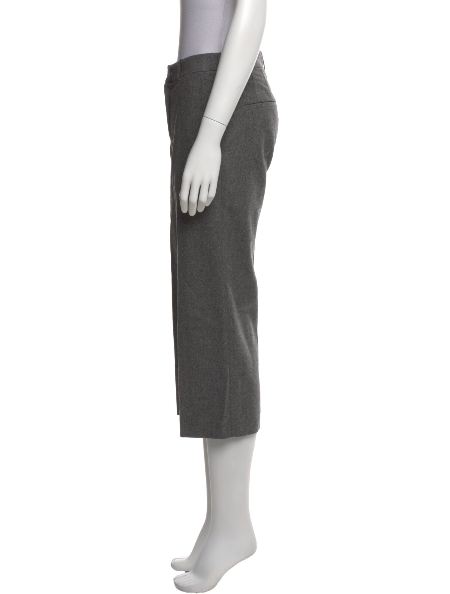 Michael Kors Collection Virgin Wool Wide Leg Pants
