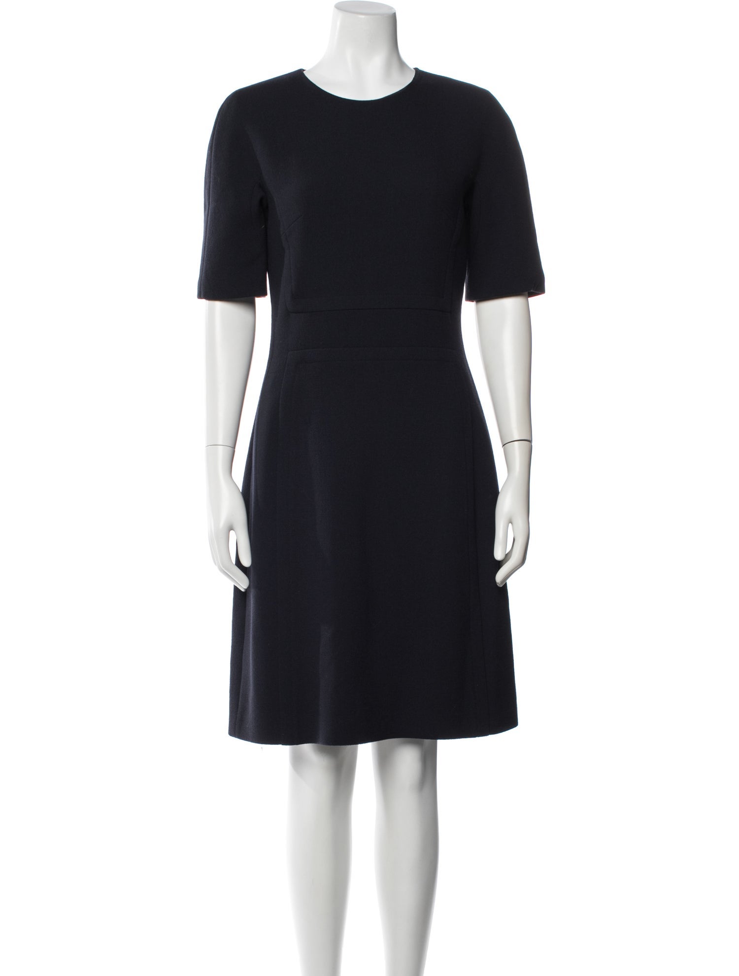 Michael Kors Collection Virgin Wool Knee-Length Dress