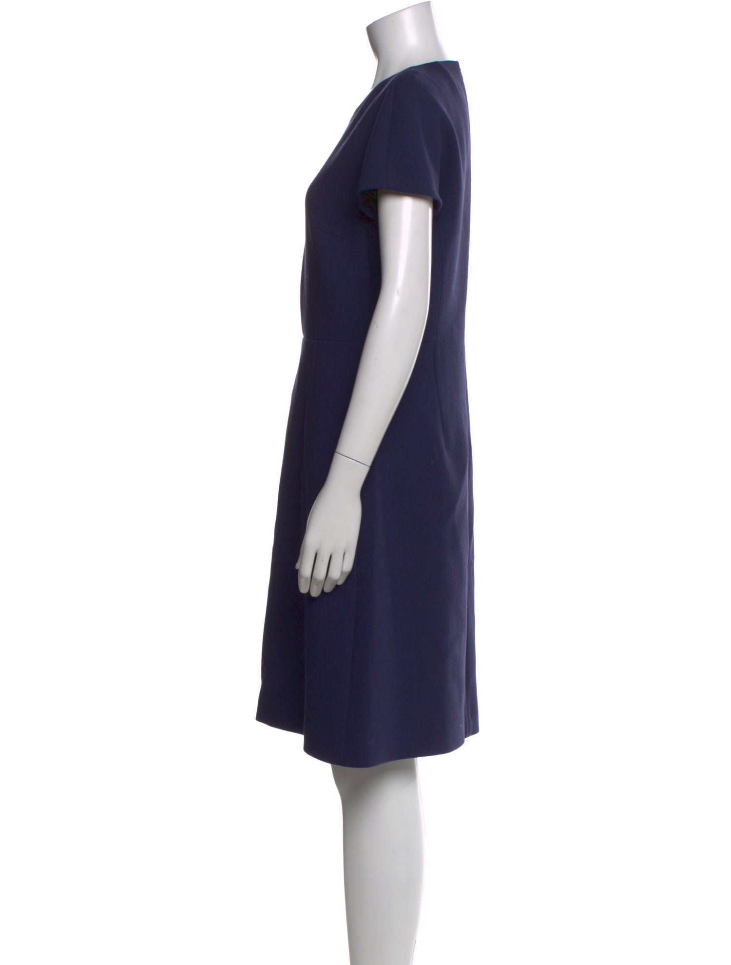 Michael Kors Collection Virgin Wool Knee-Length Dress