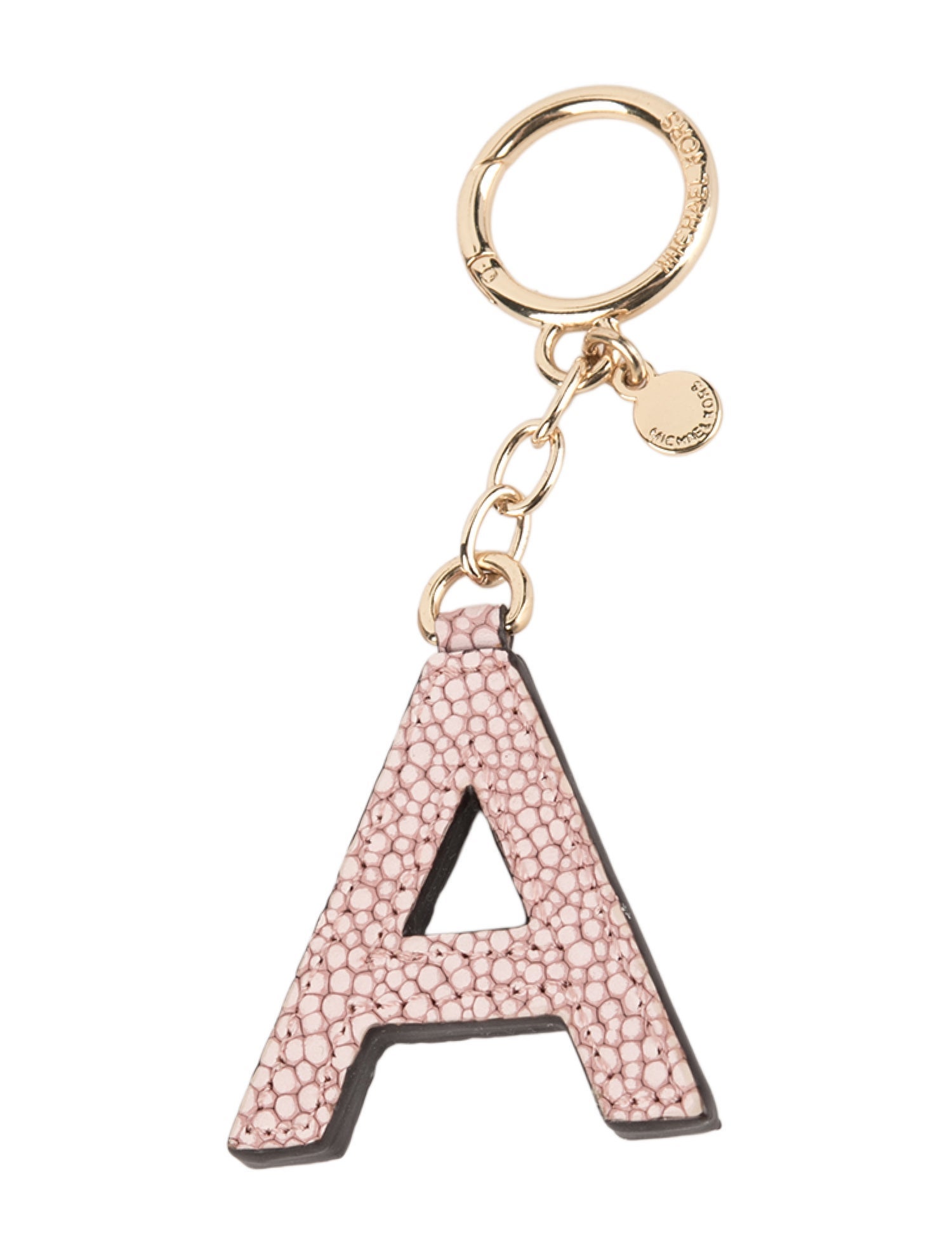 Michael Kors Leather A Keychain
