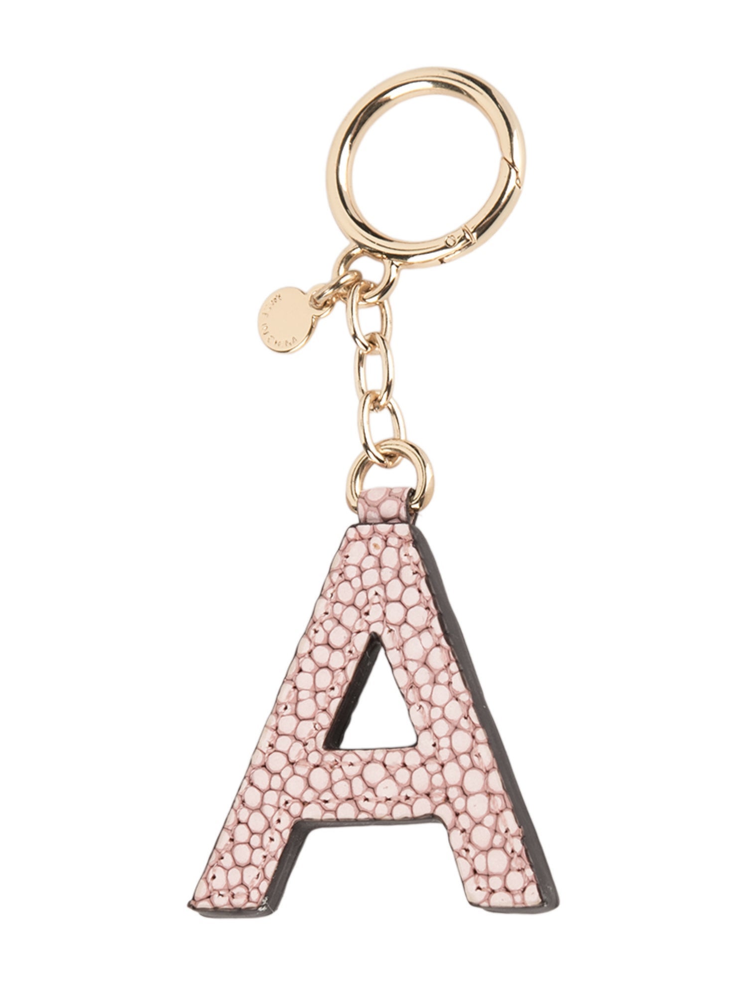 Michael Kors Leather A Keychain