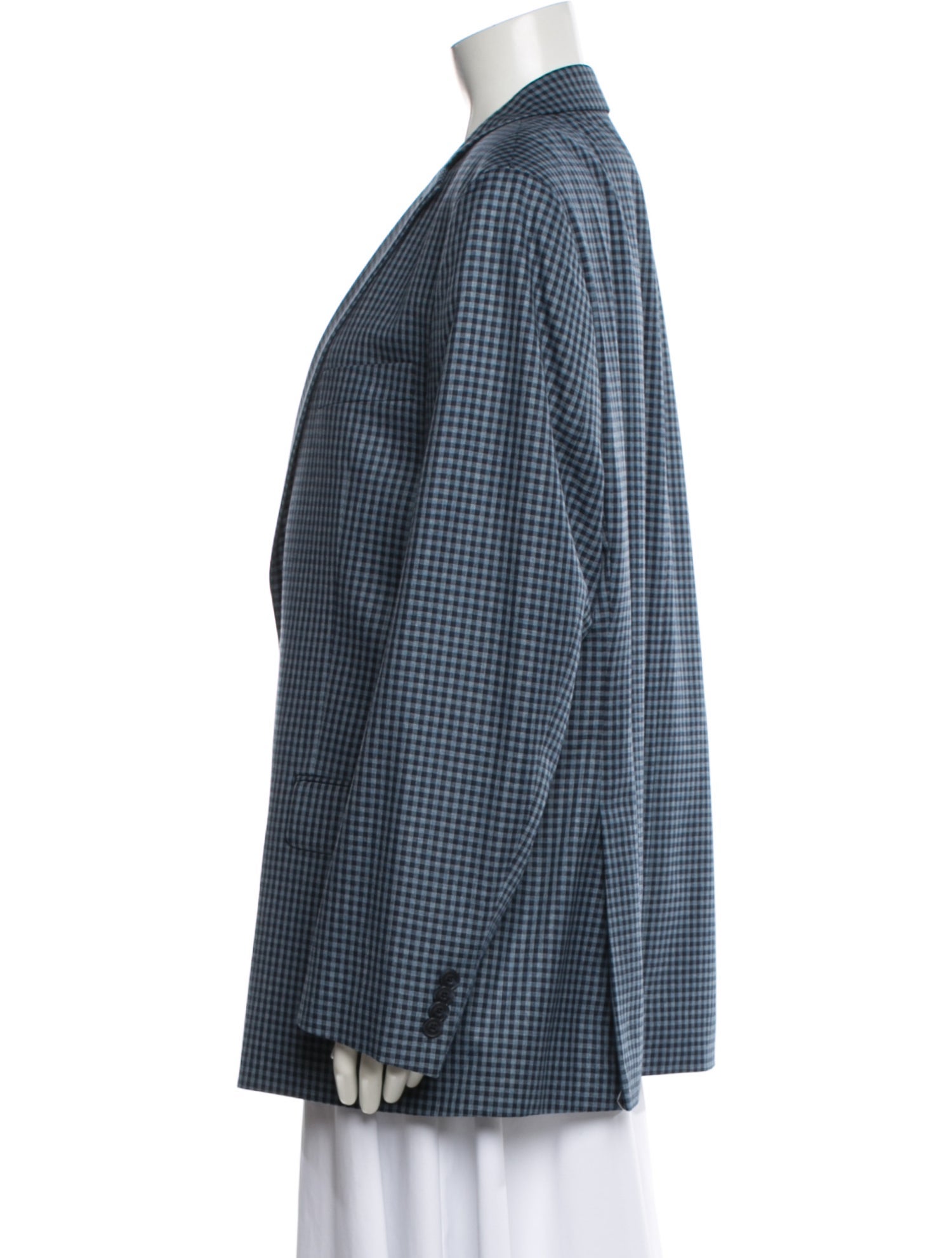 Michael Kors Plaid Print Blazer