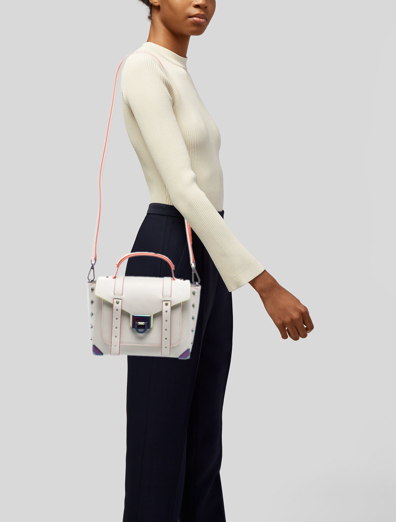 Michael Kors Collection Brocade Crystal-Embellished Shoulder Bag