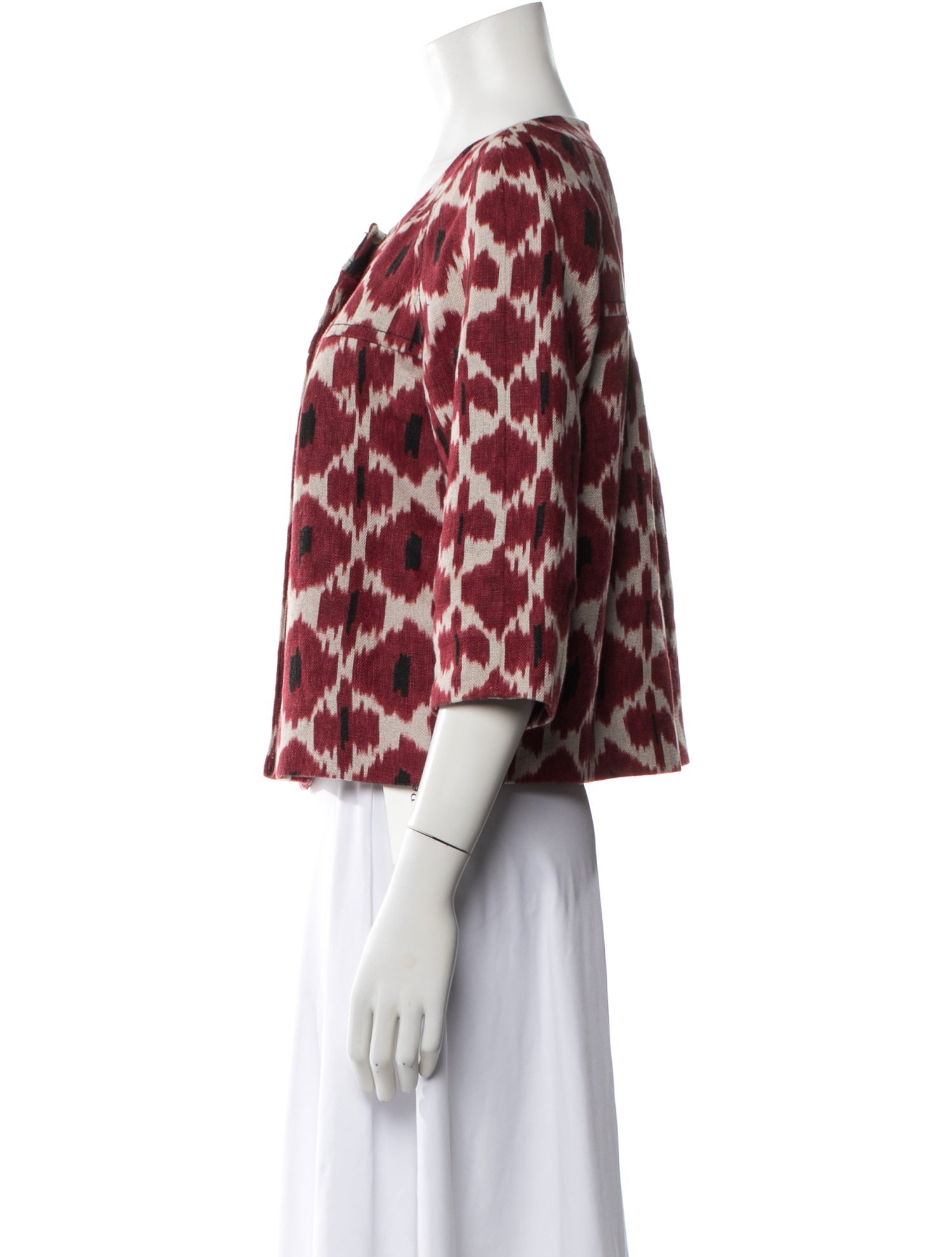 Michael Michael Kors Linen Patterned Jacket