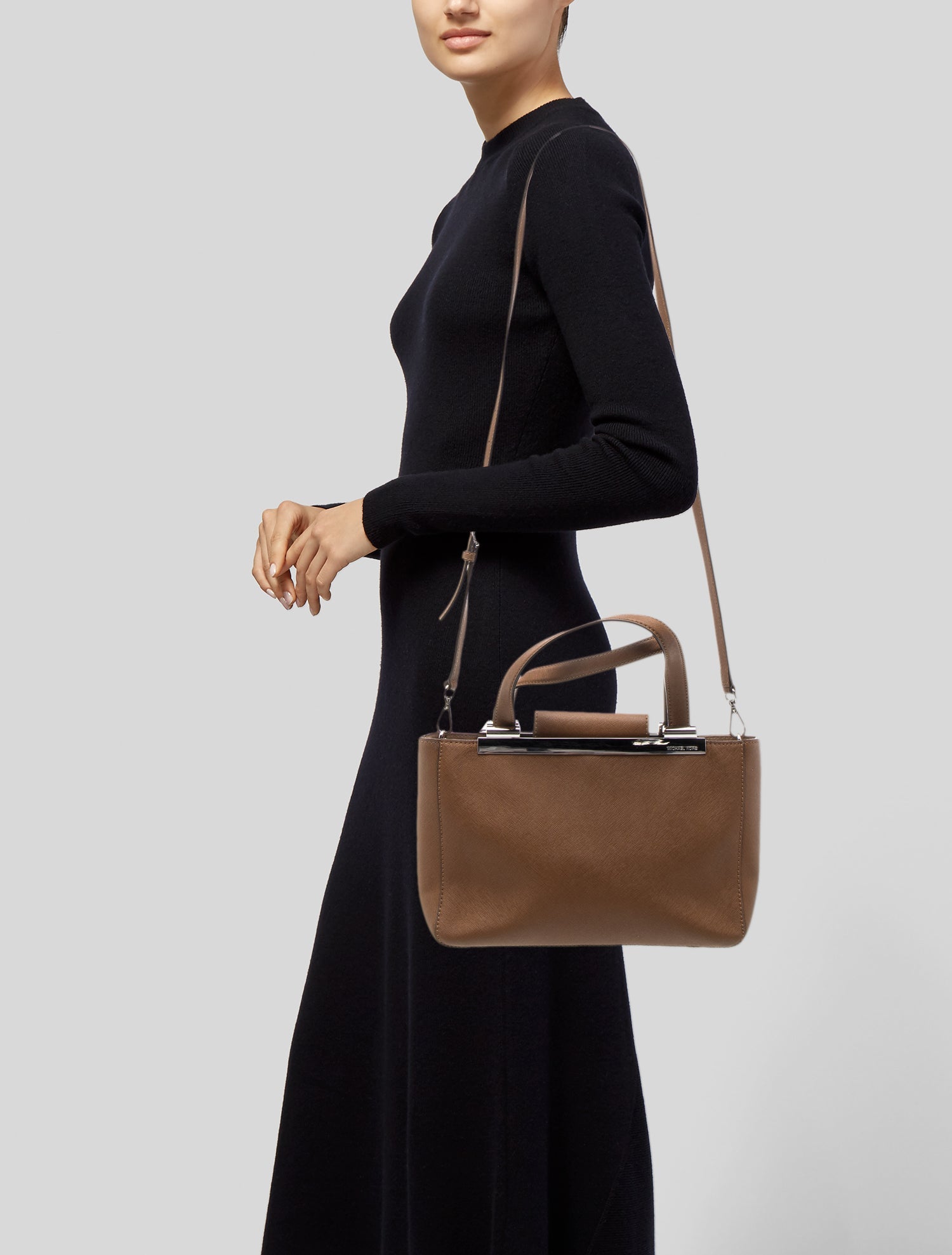 Michael Michael Kors Medium Selma Rocket Bag - Black Crossbody