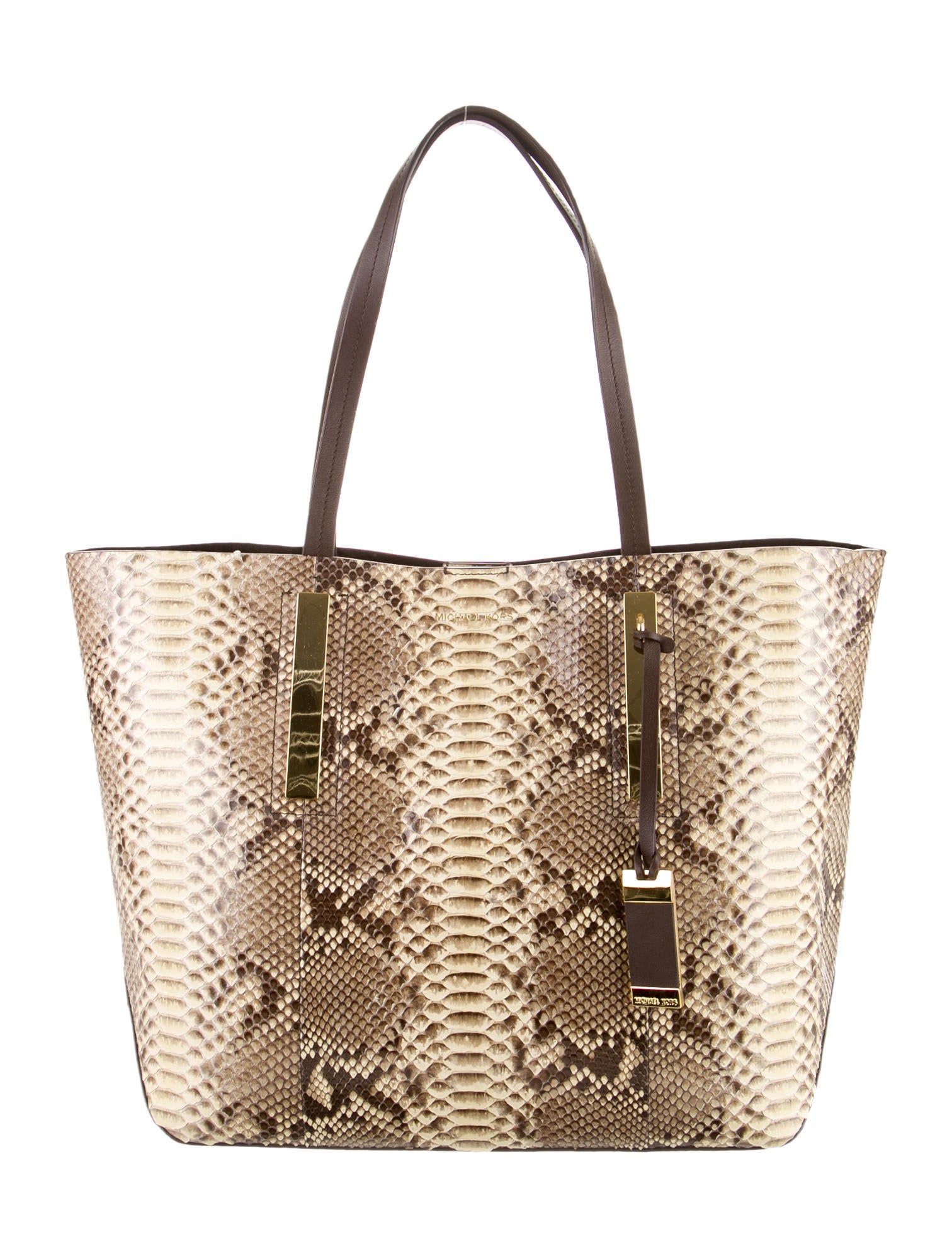 michael kors python tote