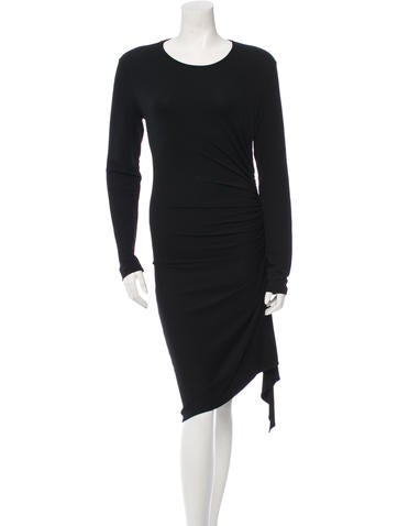 Michael Kors Long Sleeve Midi Dress
