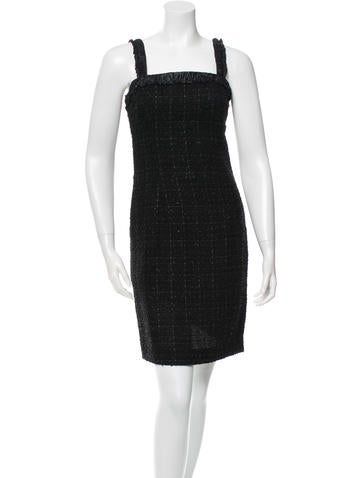 Michael Kors Frayed Sheath Dress