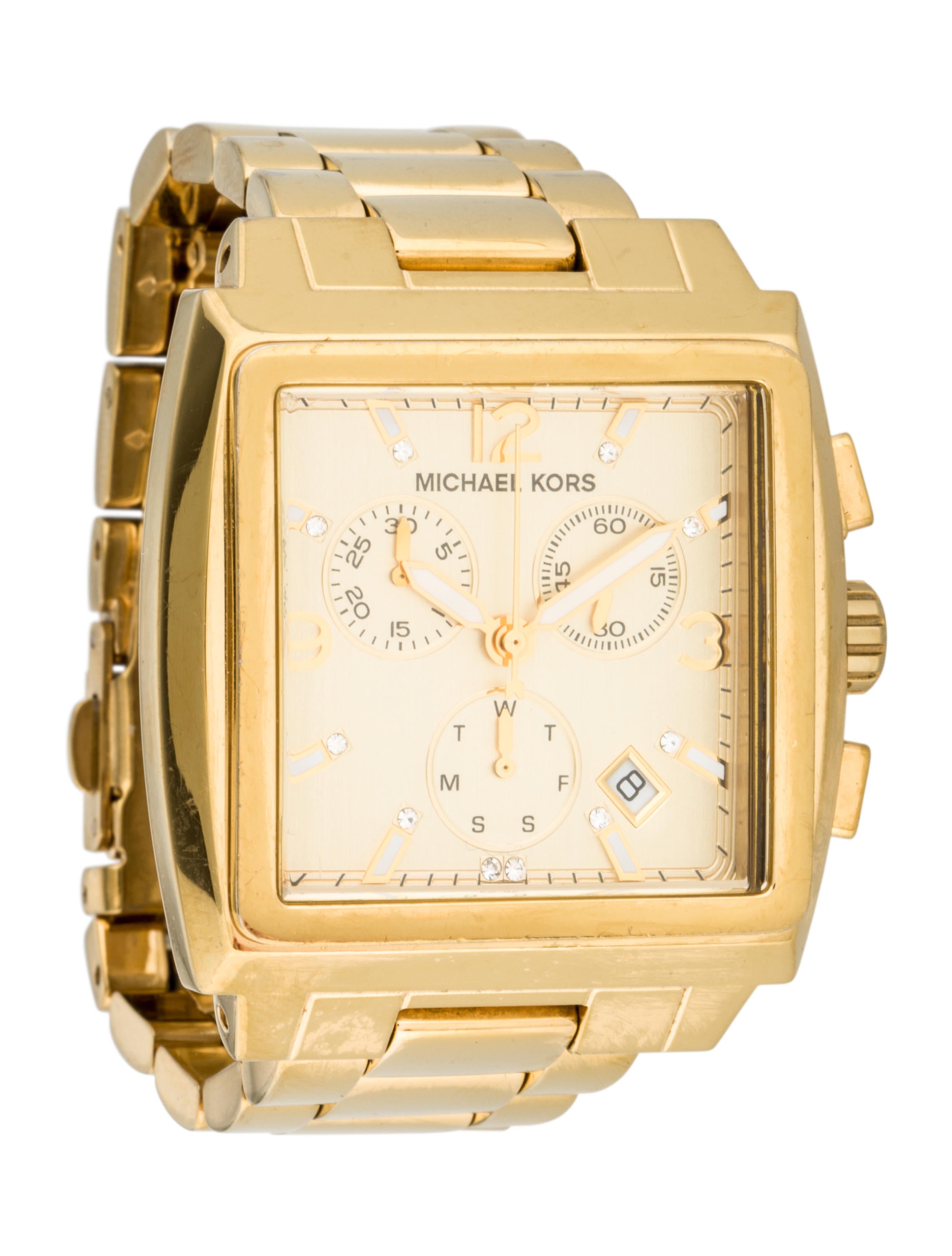 Michael Kors Square Chronograph Watch
