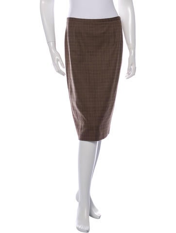 Michael Kors Virgin Wool Pencil Skirt