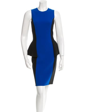 Michael Kors Wool Two-Tone Dress