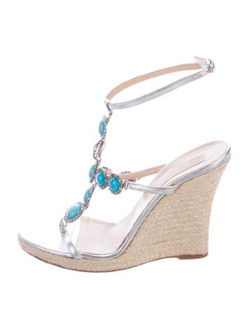 Michael Kors Embellished Wedge Sandals