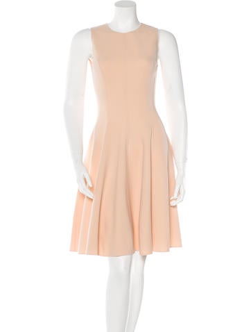 Michael Kors Virgin Wool A-Line Dress